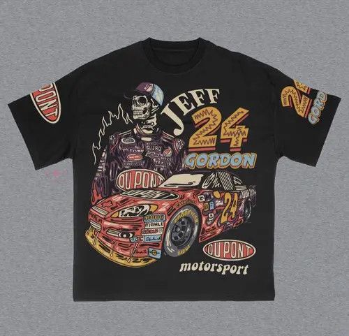 Japanese Brand Miyuki x Mina Vintage Skull Print T-Shirt Retro Hip Hop y2k Size US L / EU 52-54 / 3 - 1 Thumbnail
