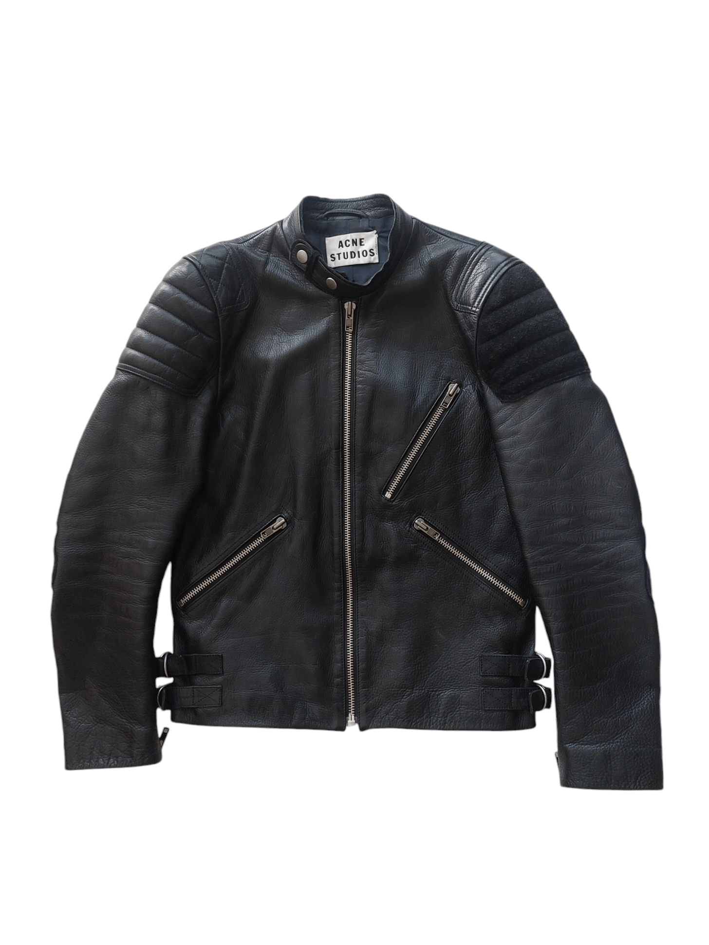 Acne Studios Acne Studios Oliver Leather Jacket Black Size 48 Size US M / EU 48-50 / 2 - 3 Thumbnail