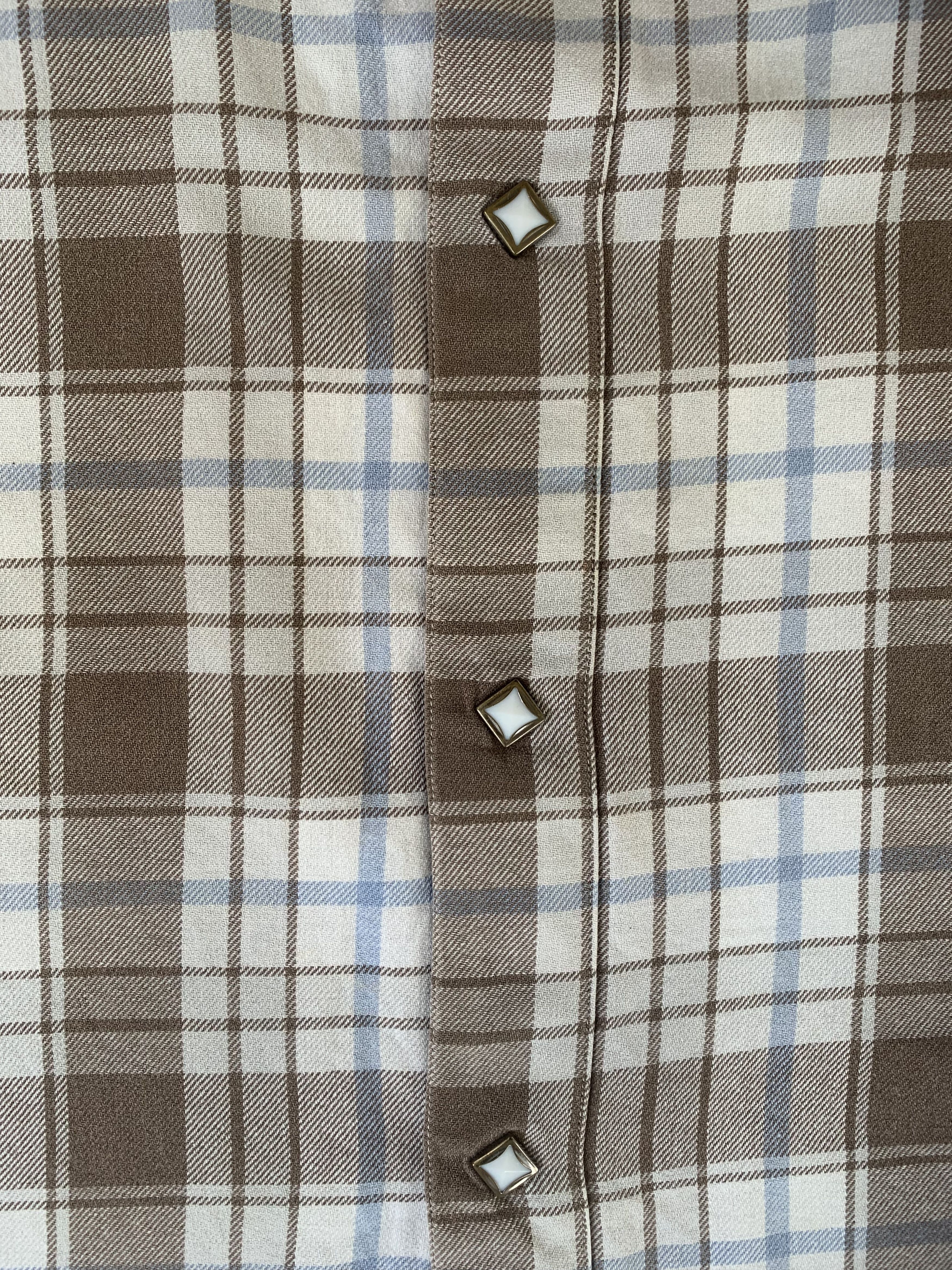 Sugar Cane Sugarcane plaid metall buttonshirt Size US L / EU 52-54 / 3 - 2 Thumbnail