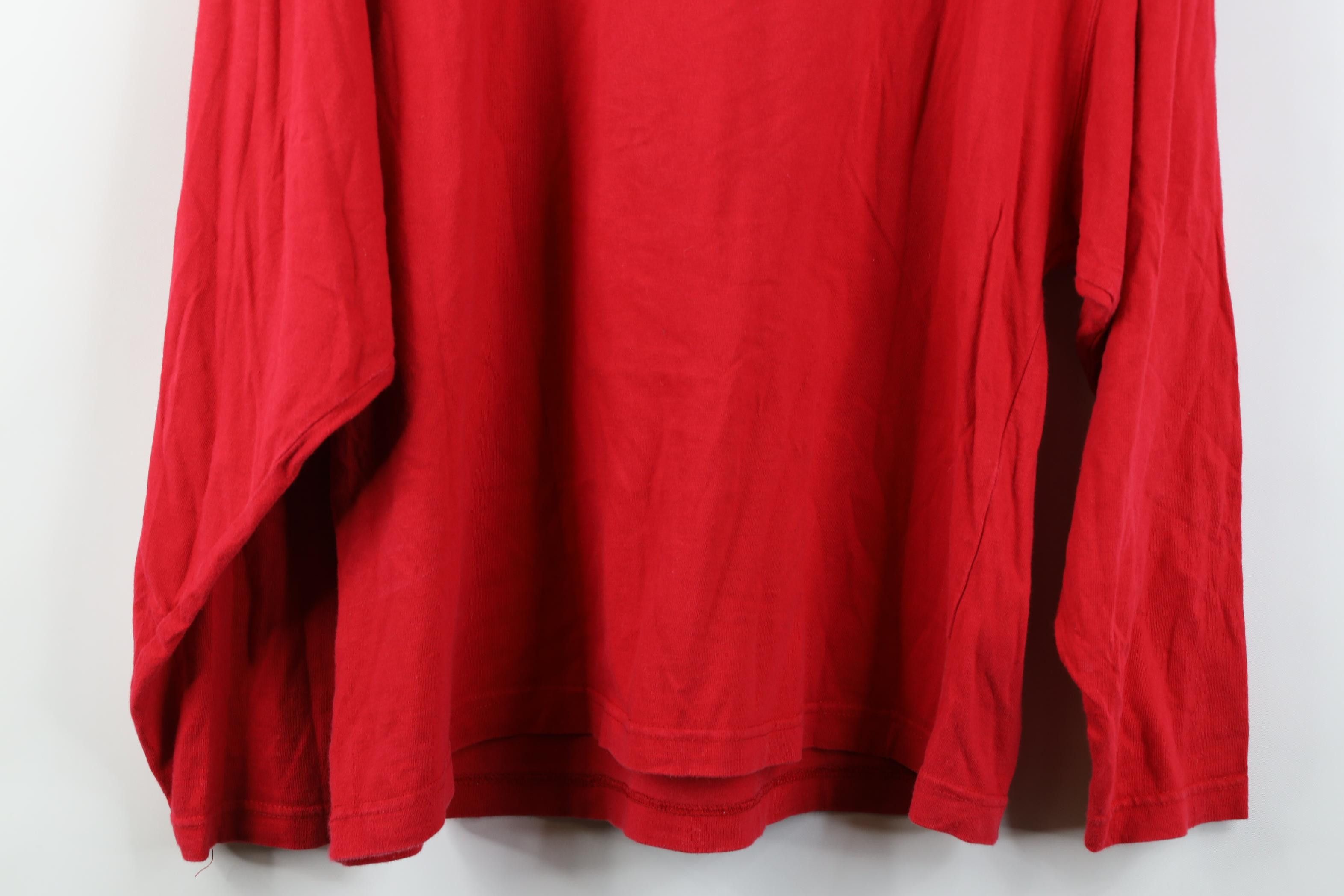 Vintage Vintage 90s Rockabilly Cowgirl Henley T-Shirt Red Cotton Size M / US 6-8 / IT 42-44 - 15 Thumbnail