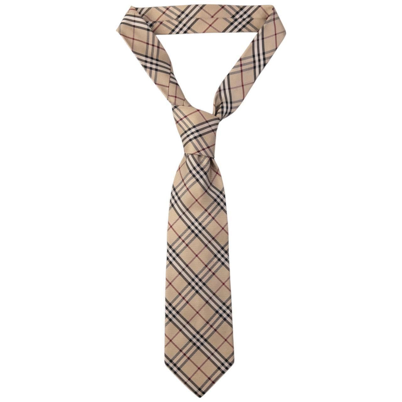 Burberry Vintage Burberry Nova Check Silk Tie Size ONE SIZE - 1 Thumbnail