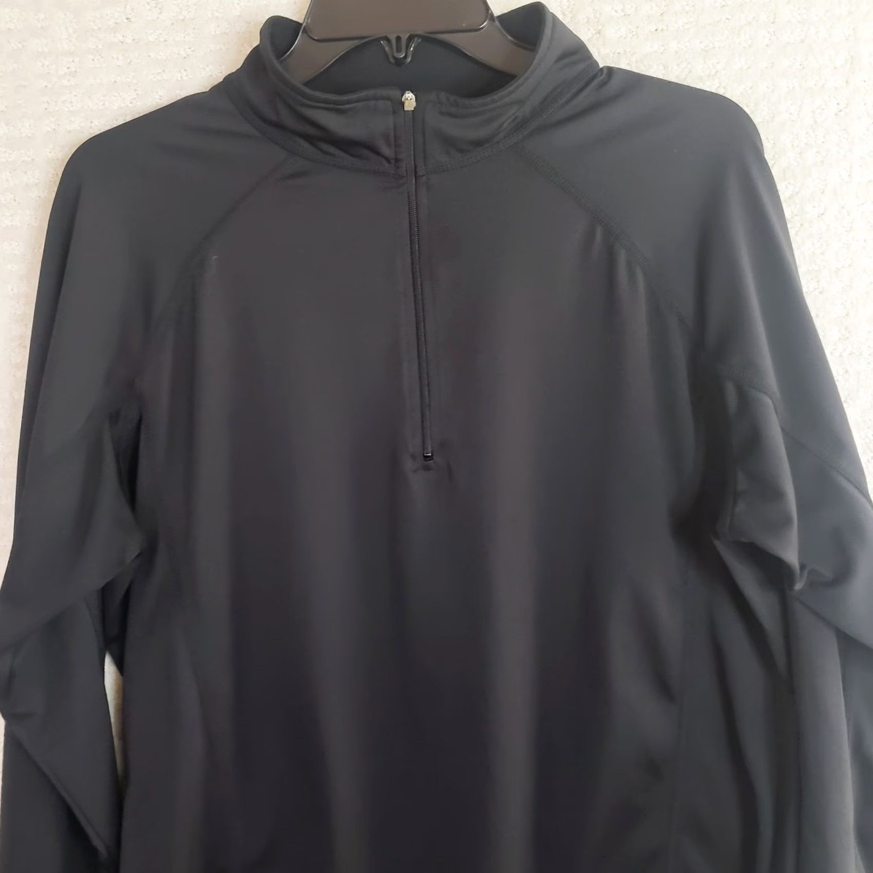 Vintage L.L. Bean Pullover Sweater Shirt Black Regular L Men Long Sleeve High Neck Thumb Hole Lightweight Knit Shirt Running, Hiking, Golf, Casual Wear Size US L / EU 52-54 / 3 - 2 Thumbnail
