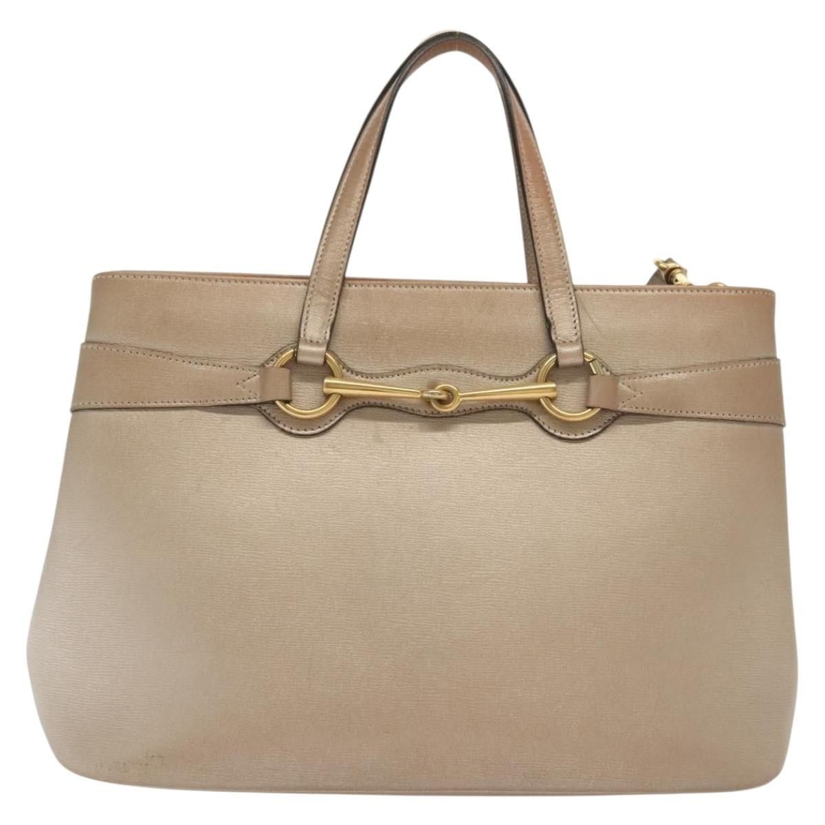 Gucci Gucci Bright Bit Convertible Tote Leather Size ONE SIZE - 1 Thumbnail