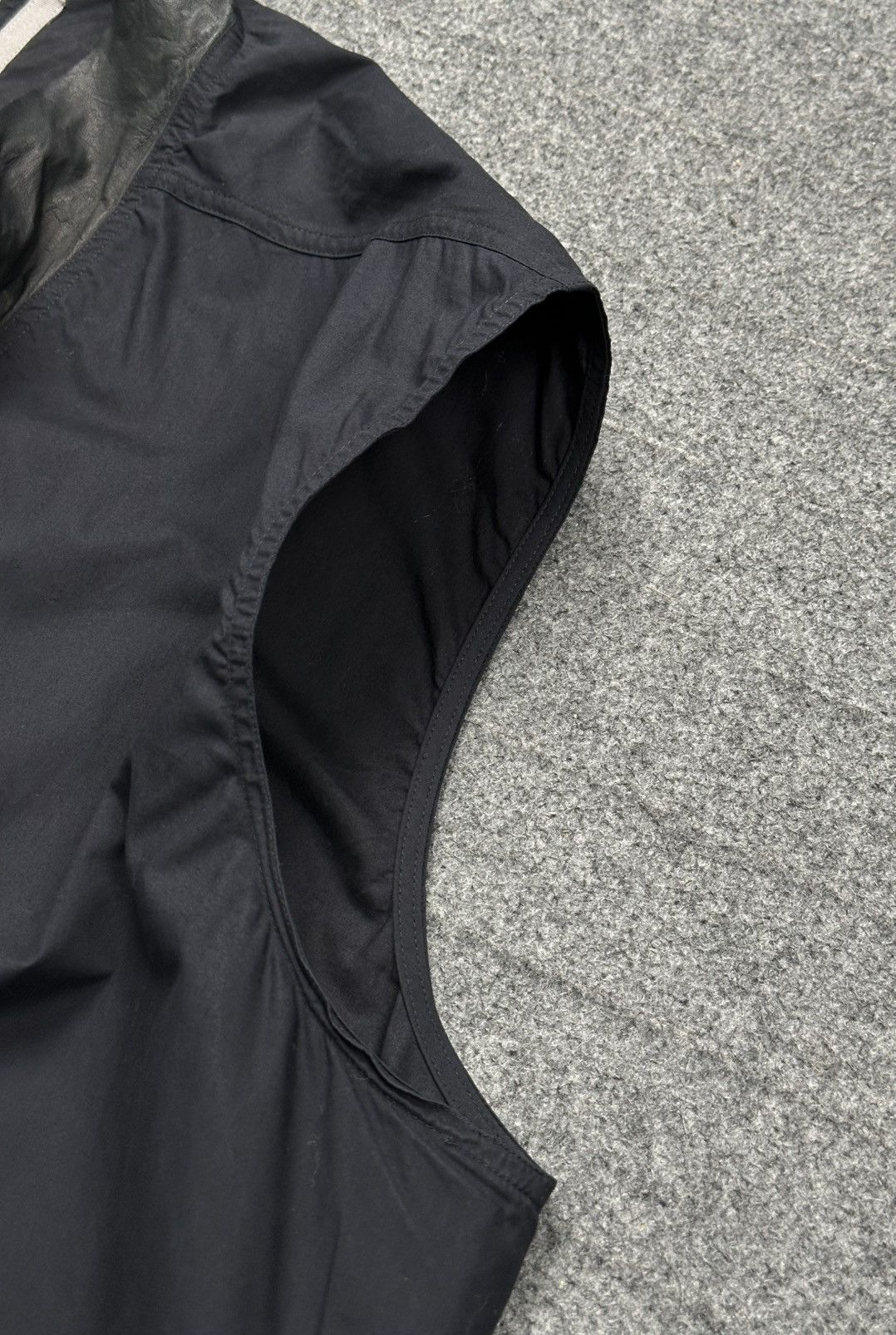 Rick Owens Rick Owens - Main Line S/S15 “FAUN” Leather Trimmed Tunic Size US L / EU 52-54 / 3 - 5 Thumbnail