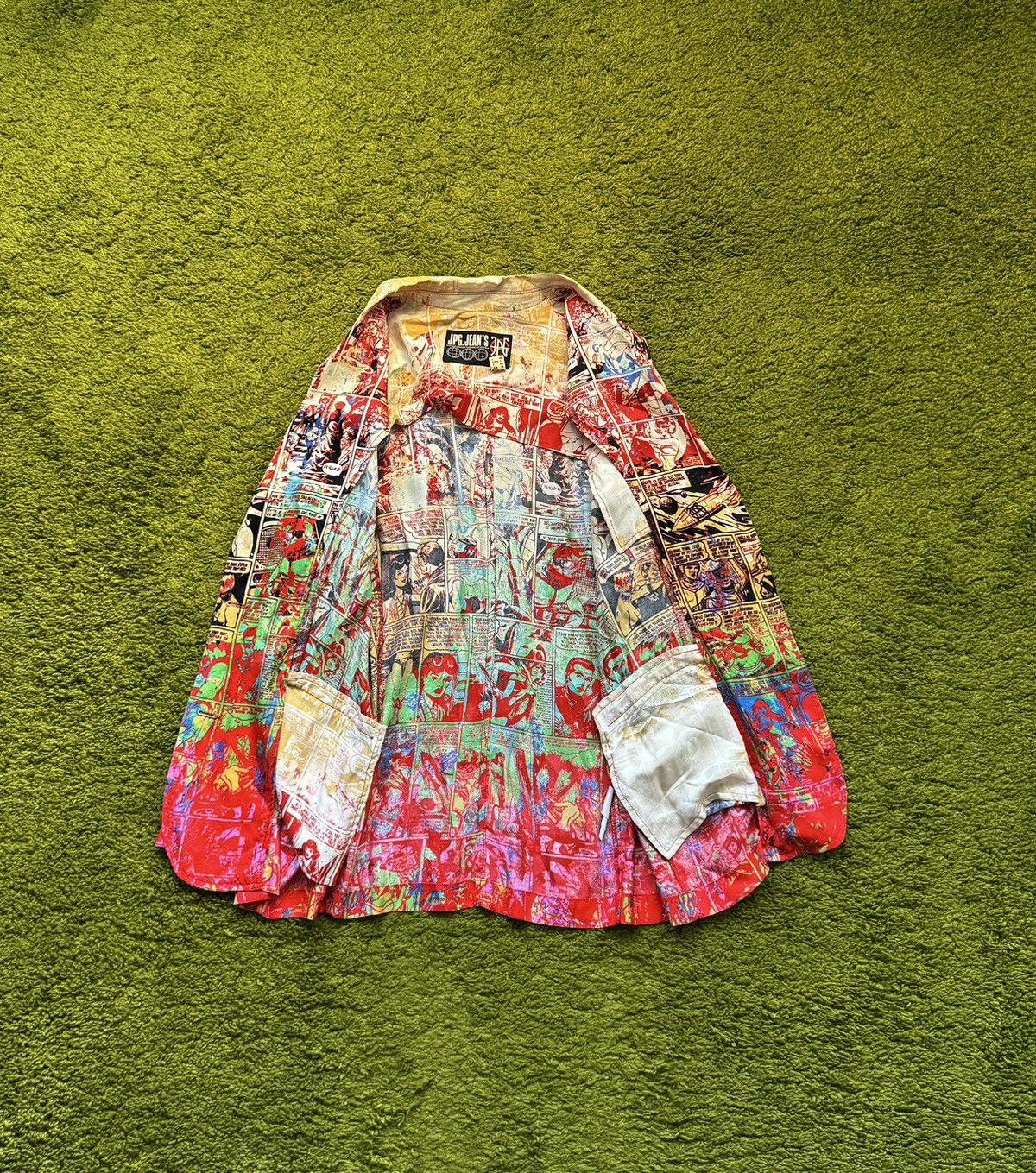 Jean Paul Gaultier × Vintage Jean Paul Gaultier JPG A/W 1995 archive vintage comic blazer Size XL / US 12-14 / IT 48-50 - 10 Thumbnail