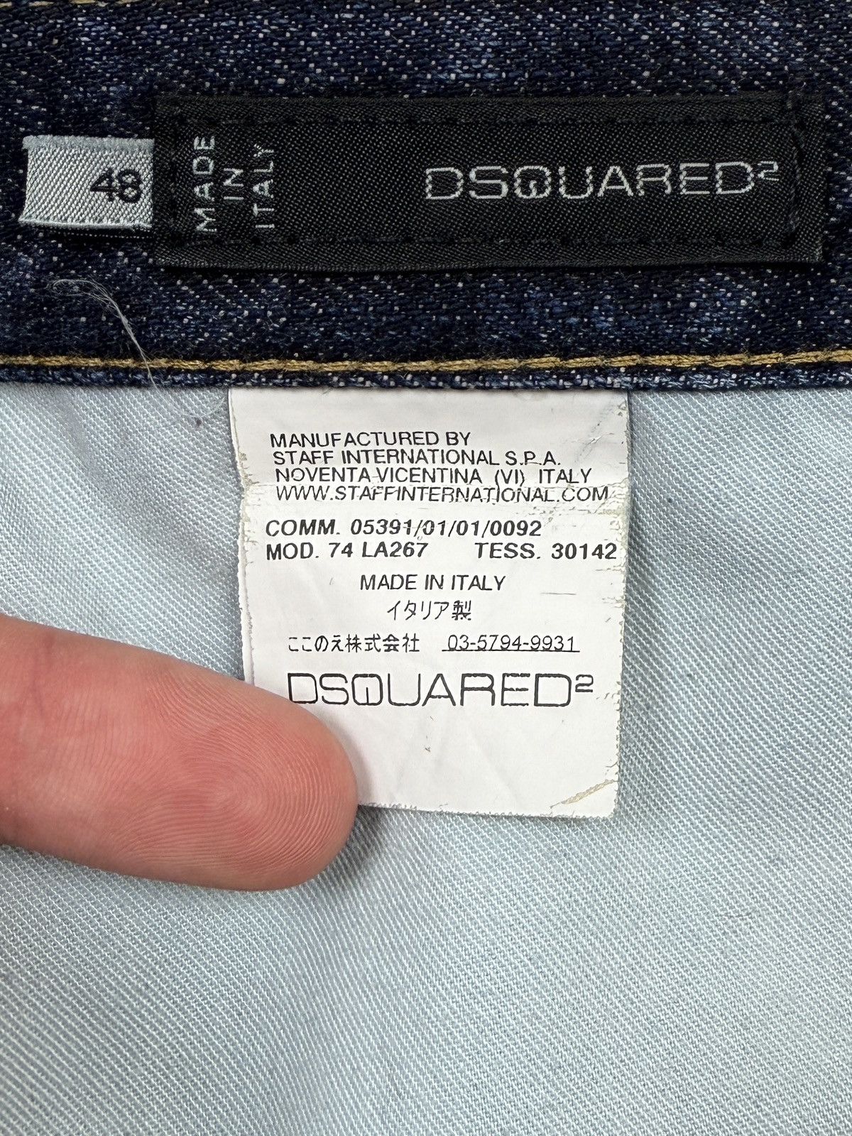 Dsquared2 Dsquared 2 History Distressed Denim Low Rise Jeans 48 Size US 33 - 11 Thumbnail