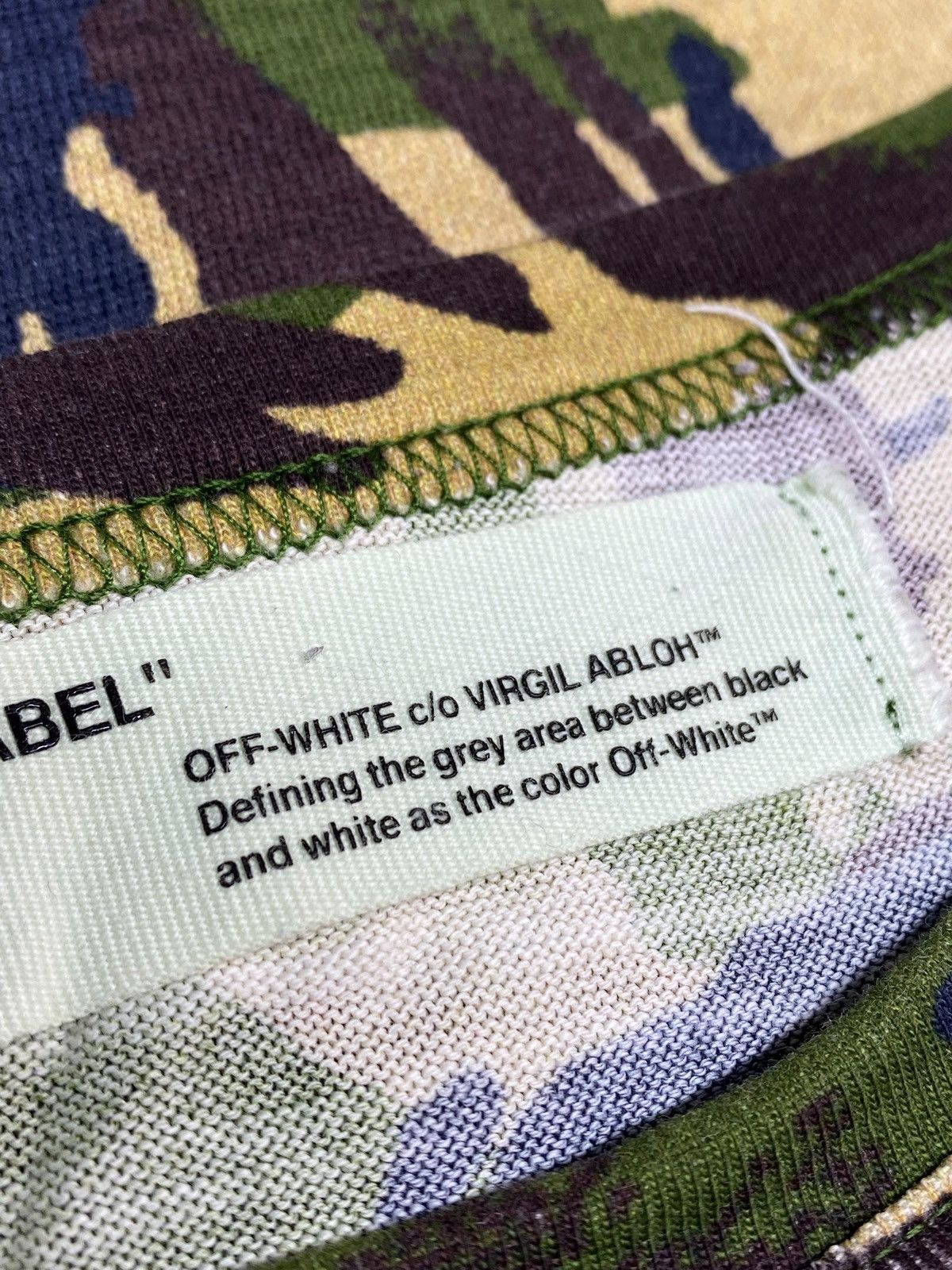 Off-White Off White Peace By Design Camouflage T-shirt Size US S / EU 44-46 / 1 - 15 Thumbnail
