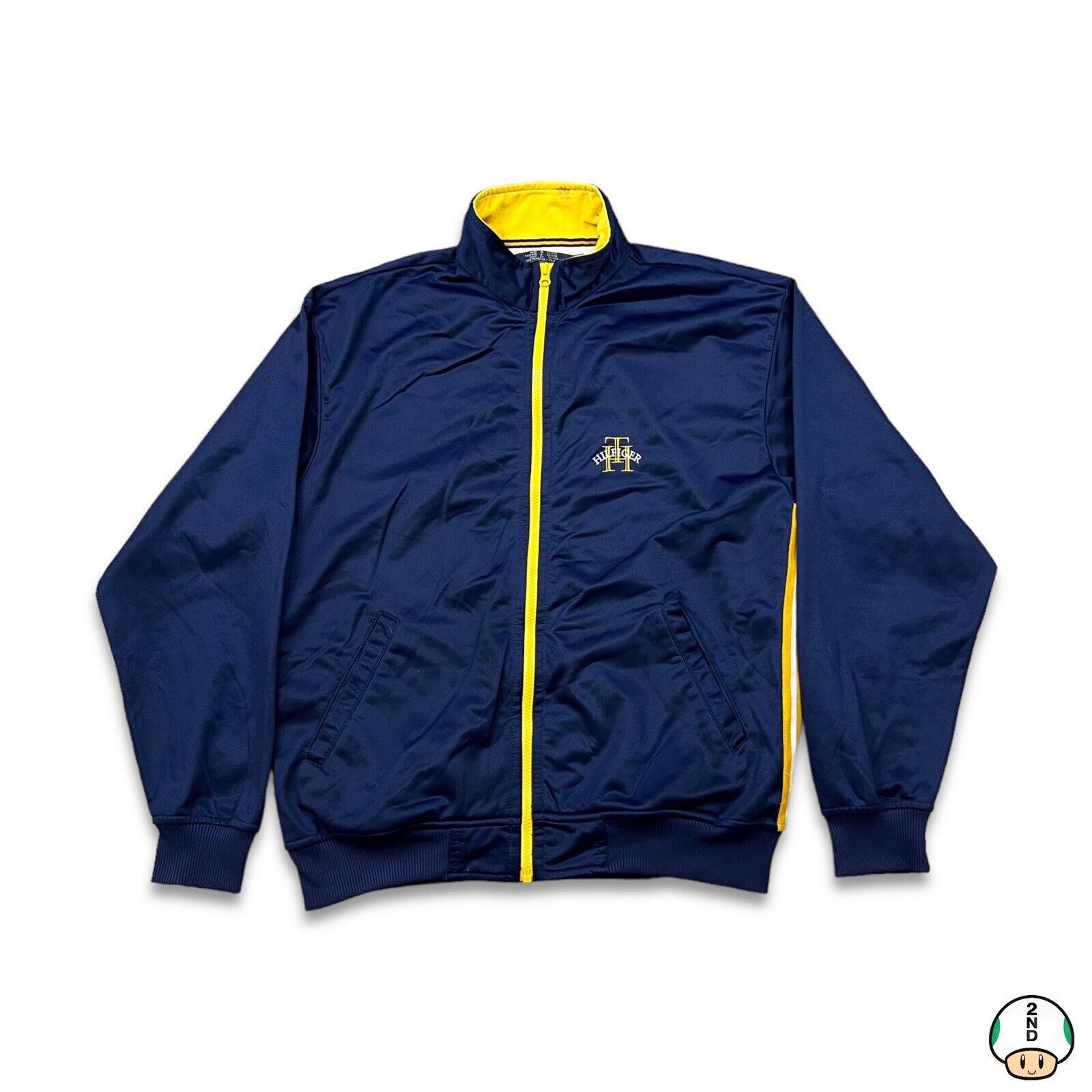 Tommy Hilfiger × Vintage Vintage Tommy Hilfiger Track Jacket Full Zip 90s Tracksuit Size US M / EU 48-50 / 2 - 1 Thumbnail