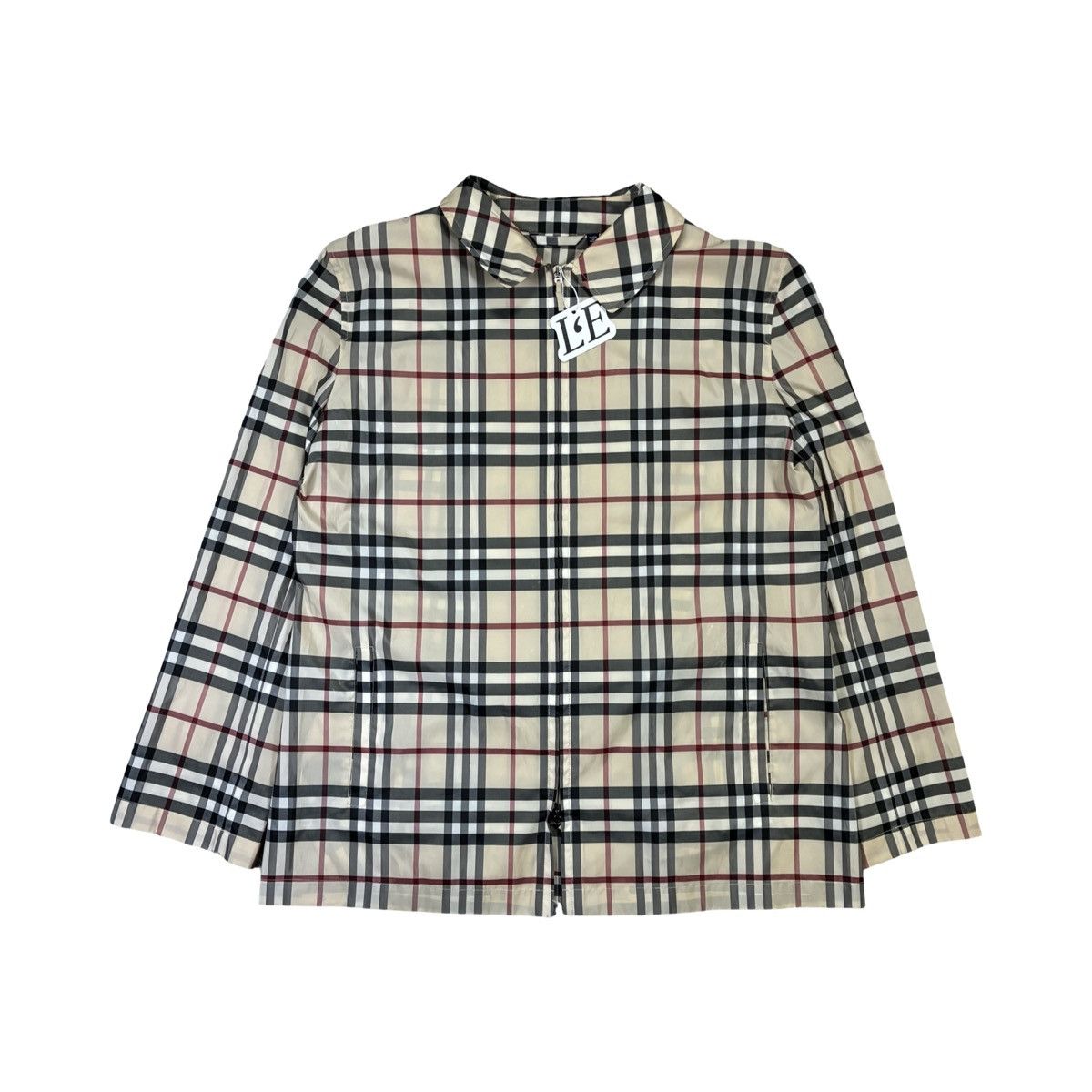 Burberry Womens Vintage Burberry Nova Check Full Zip Packable Jacket Size M / US 6-8 / IT 42-44 - 2 Thumbnail