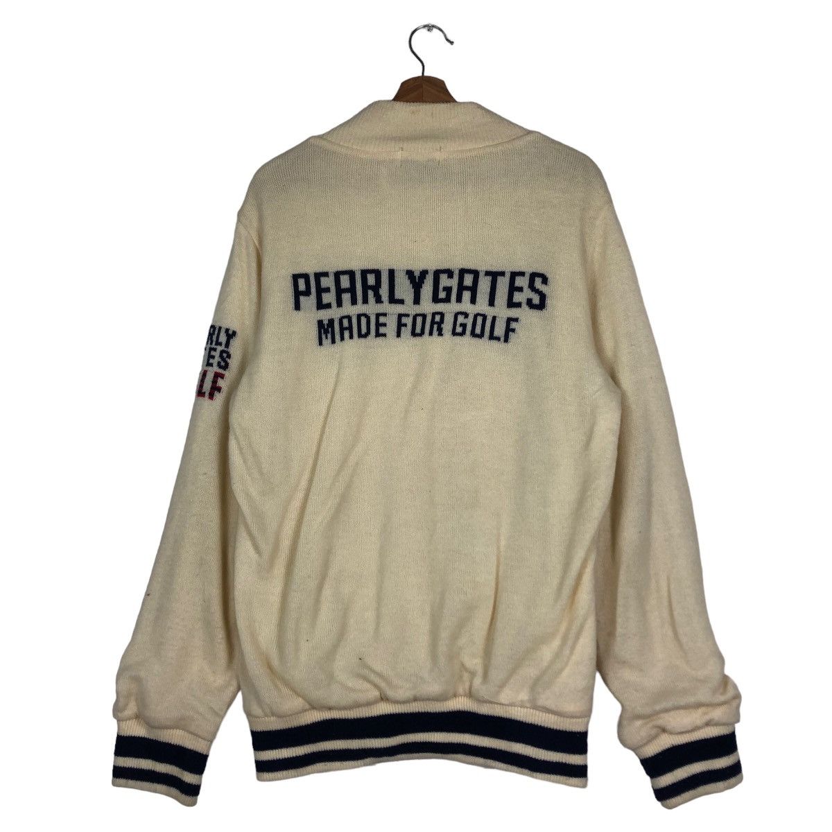 Hysteric Glamour 🔥Vintage Knit Zipper Jacket Pearly Gates Big Logo Size US M / EU 48-50 / 2 - 8 Thumbnail