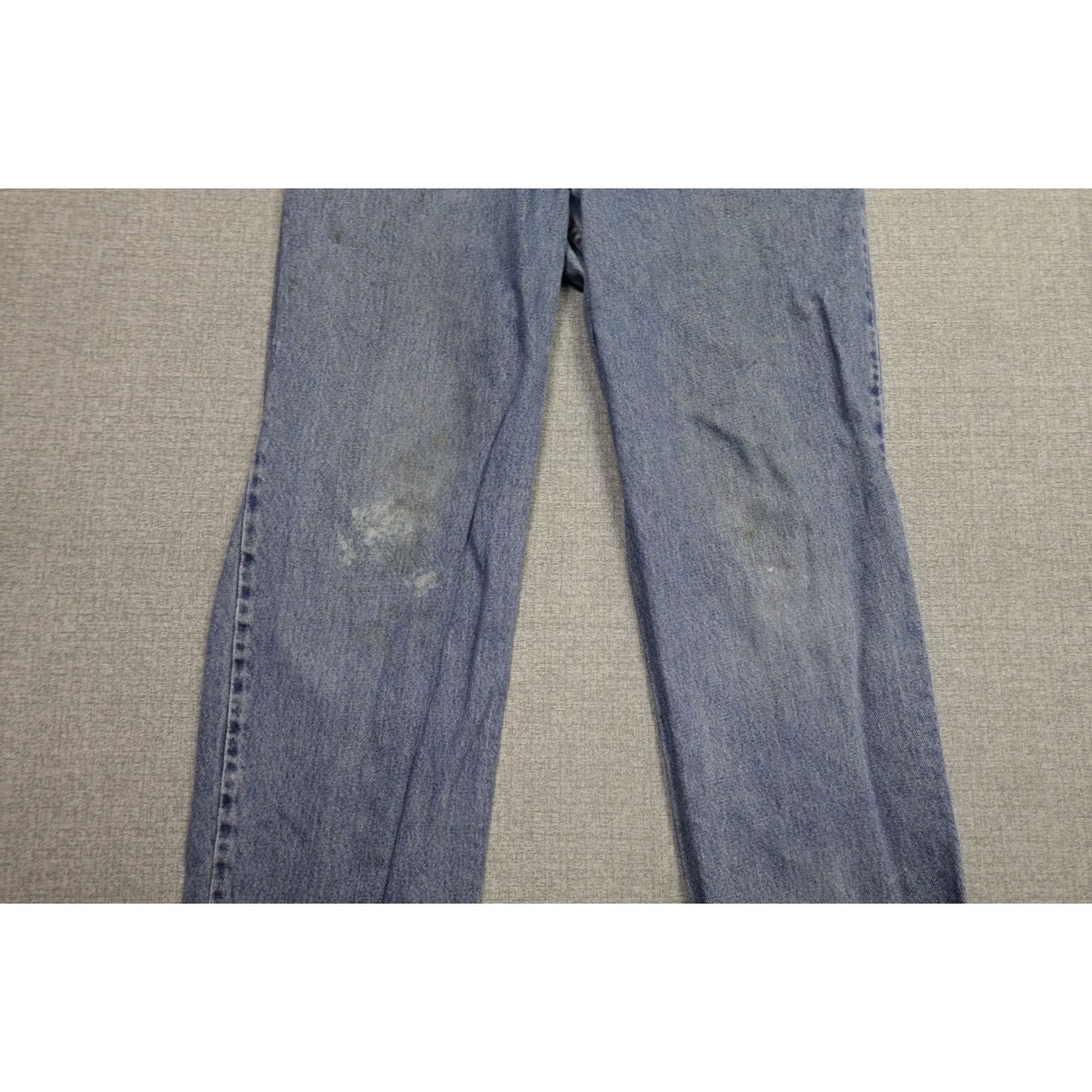 Levi's VINTAGE Levi's 550 Jeans Mens 36x32 Blue Relaxed Fit Light Wash Cowboy Rancher Jeans Mens 36 Blue Relaxed 550 Cowboy Jeans Levi's 550 Regular Fit Men Size US 36 / EU 52 - 3 Thumbnail