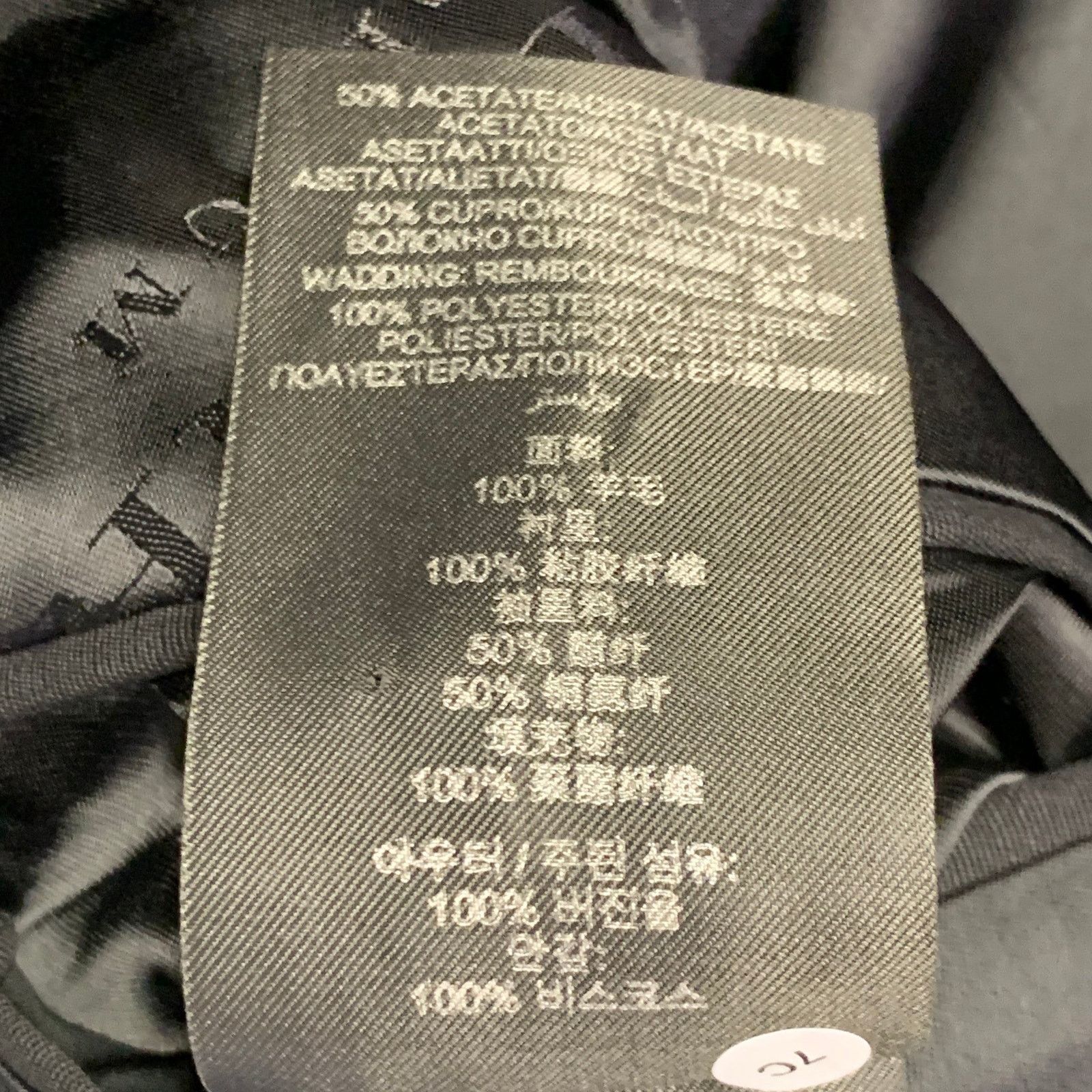 Burberry Prorsum BURBERRY PRORSUM Size 44 Wool Notch Lapel Tuxedo Sport Coat Size 44R - 12 Thumbnail