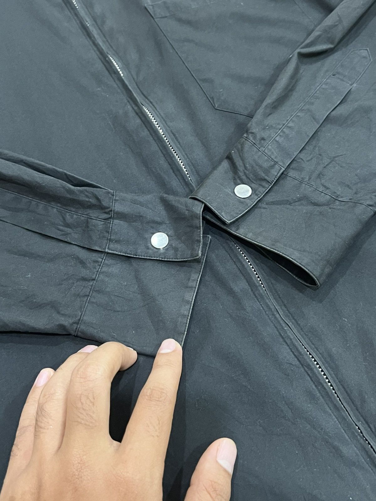 Japanese Brand × Vintage × agnes b. Agnes B Zipper Shirt Size US M / EU 48-50 / 2 - 12 Thumbnail