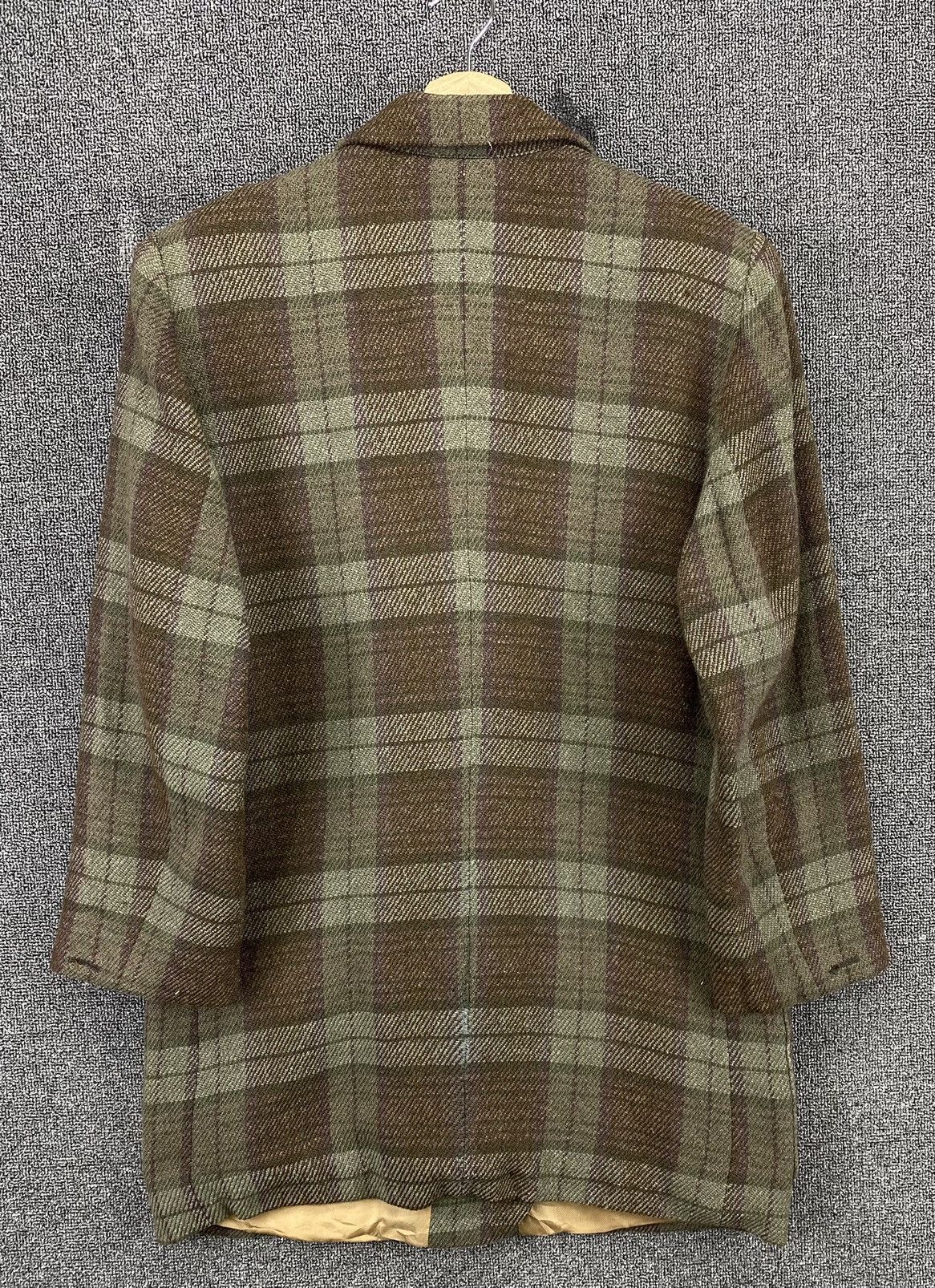 Max Mara Vintage Max Mara Weekend Line Shadow Plaid Wool Coat Jacket Size M / US 6-8 / IT 42-44 - 11 Thumbnail