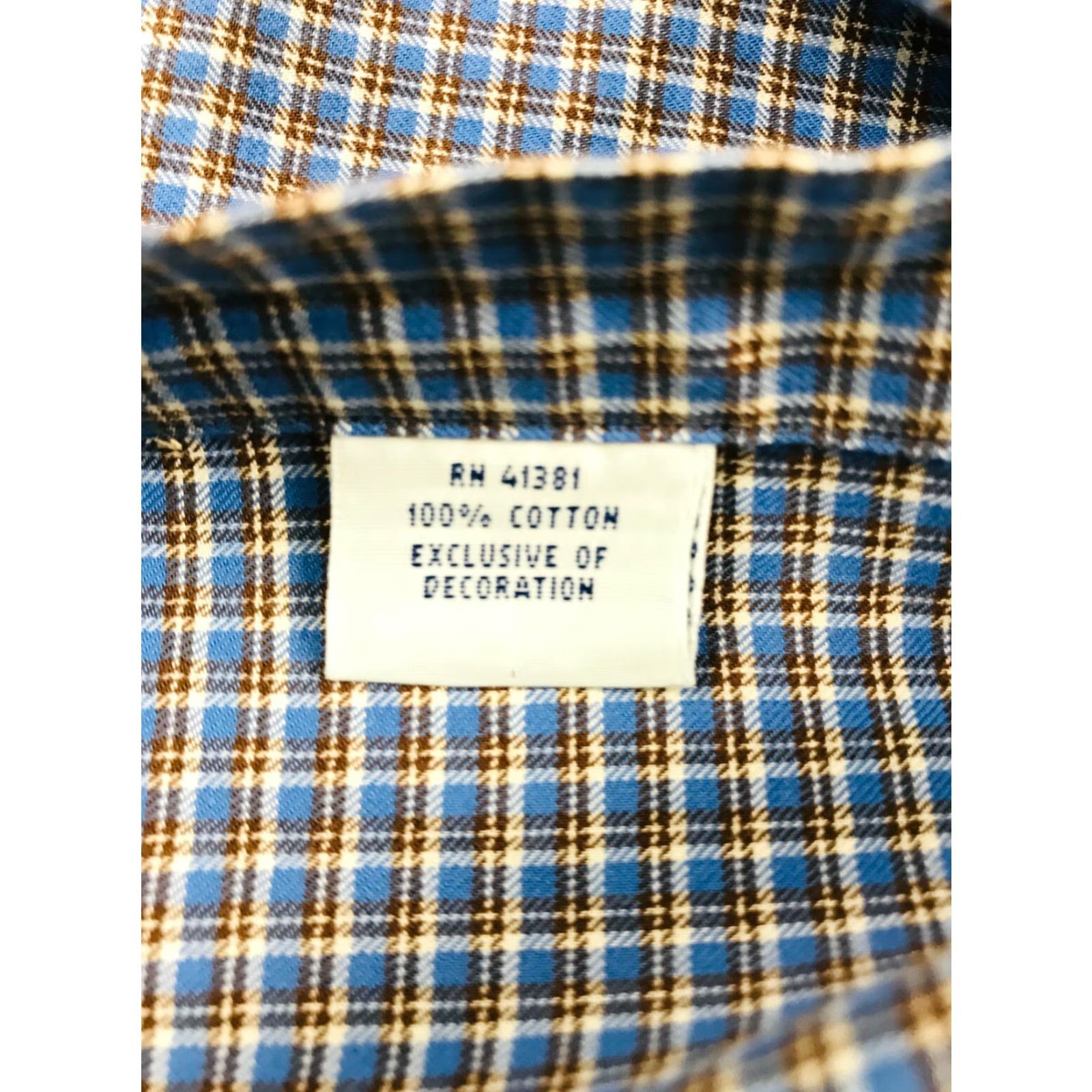 Ralph Lauren Ralph Lauren Shirt Men's Button Down Long Sleeve Check Plaid Logo Cotton Sz L Size US L / EU 52-54 / 3 - 6 Thumbnail