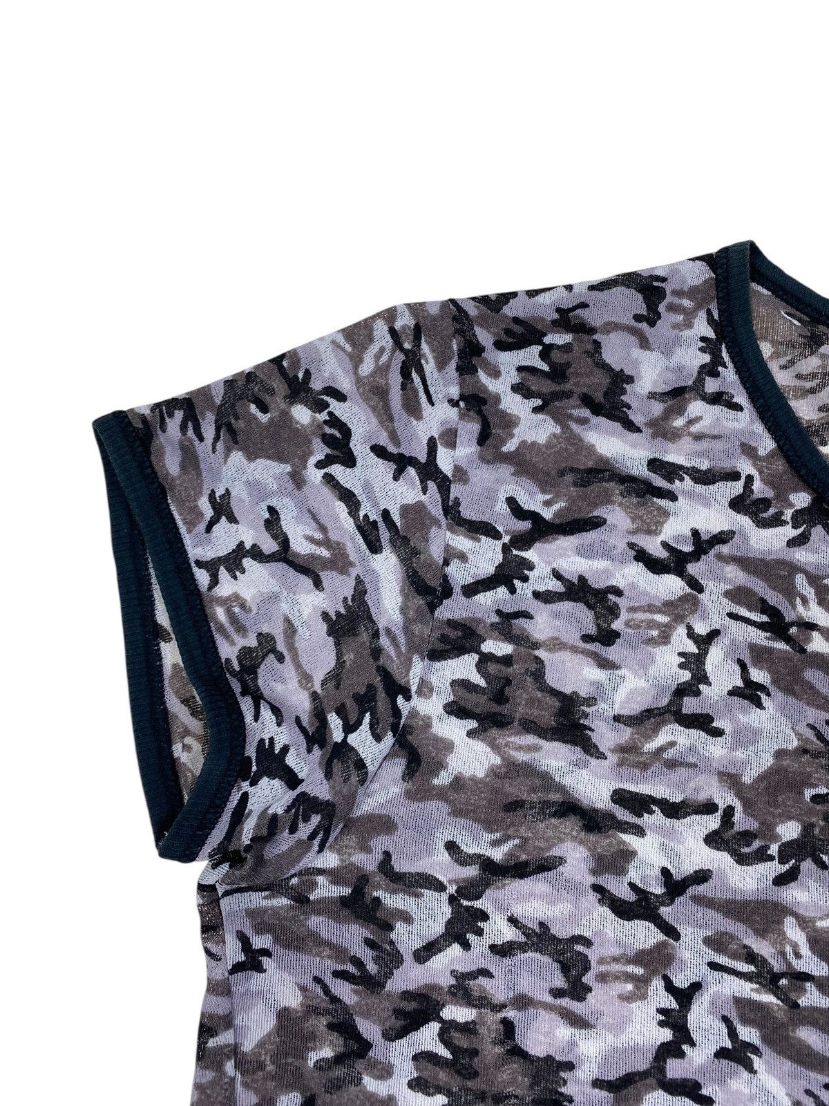 Jean Paul Gaultier Jean Paul Gaultier Camo Mesh Top Size US S / EU 44-46 / 1 - 4 Thumbnail