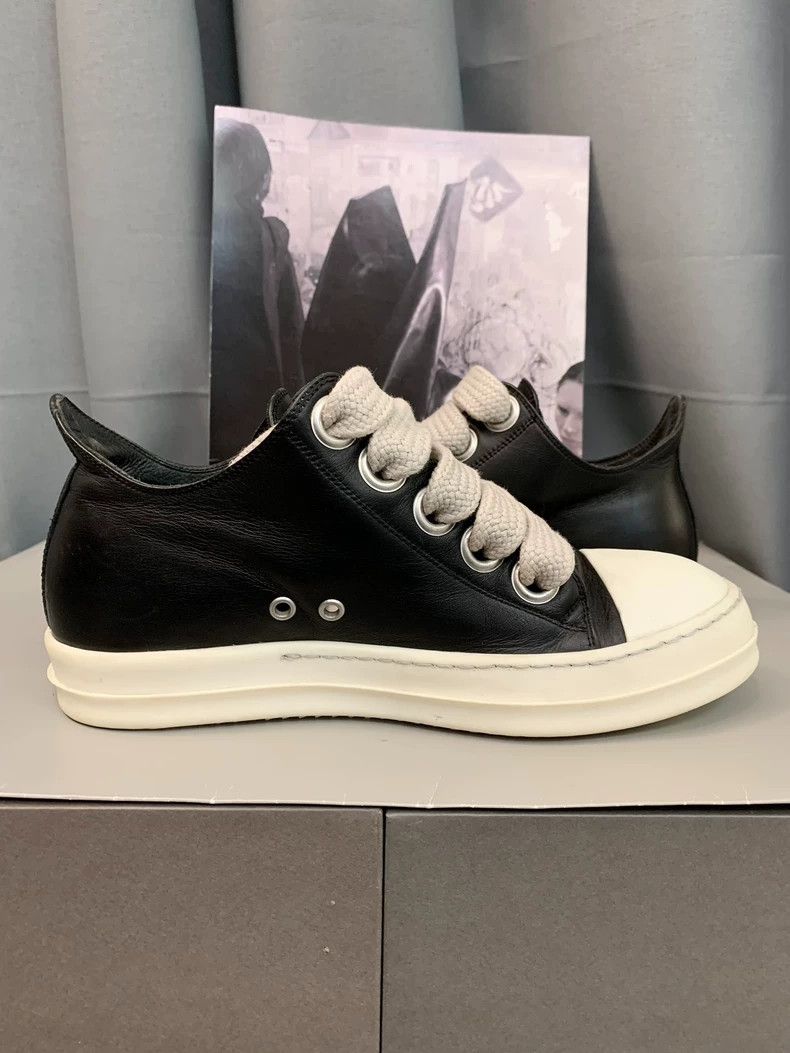 Rick Owens Rick Owens low-top wide shoelace leather deck shoes Size US 7 / EU 40 - 5 Thumbnail