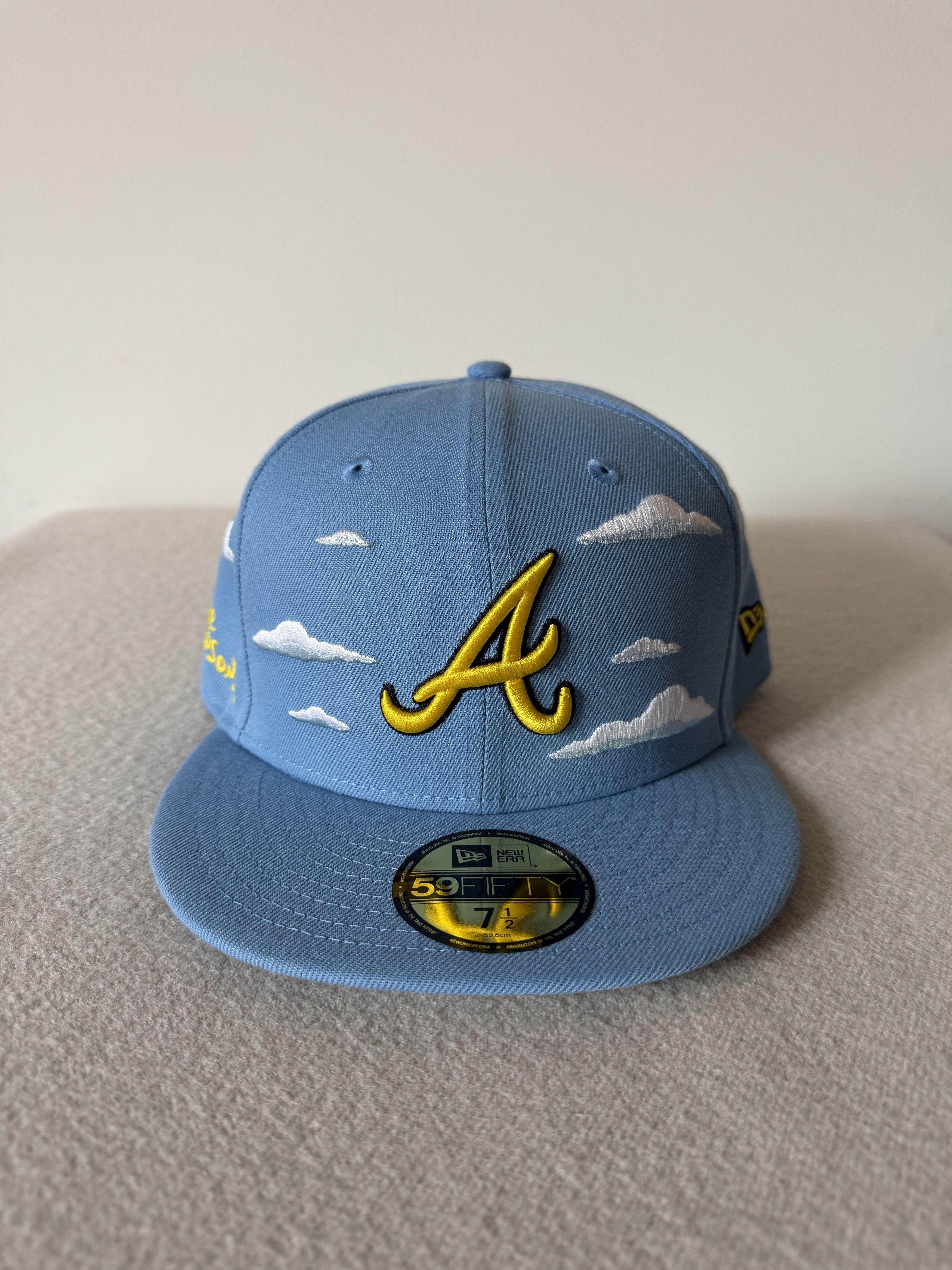New Era 7 1/2 New Era Atlanta Braves The Simpsons 59FIFTY Clouds Size ONE SIZE - 2 Thumbnail