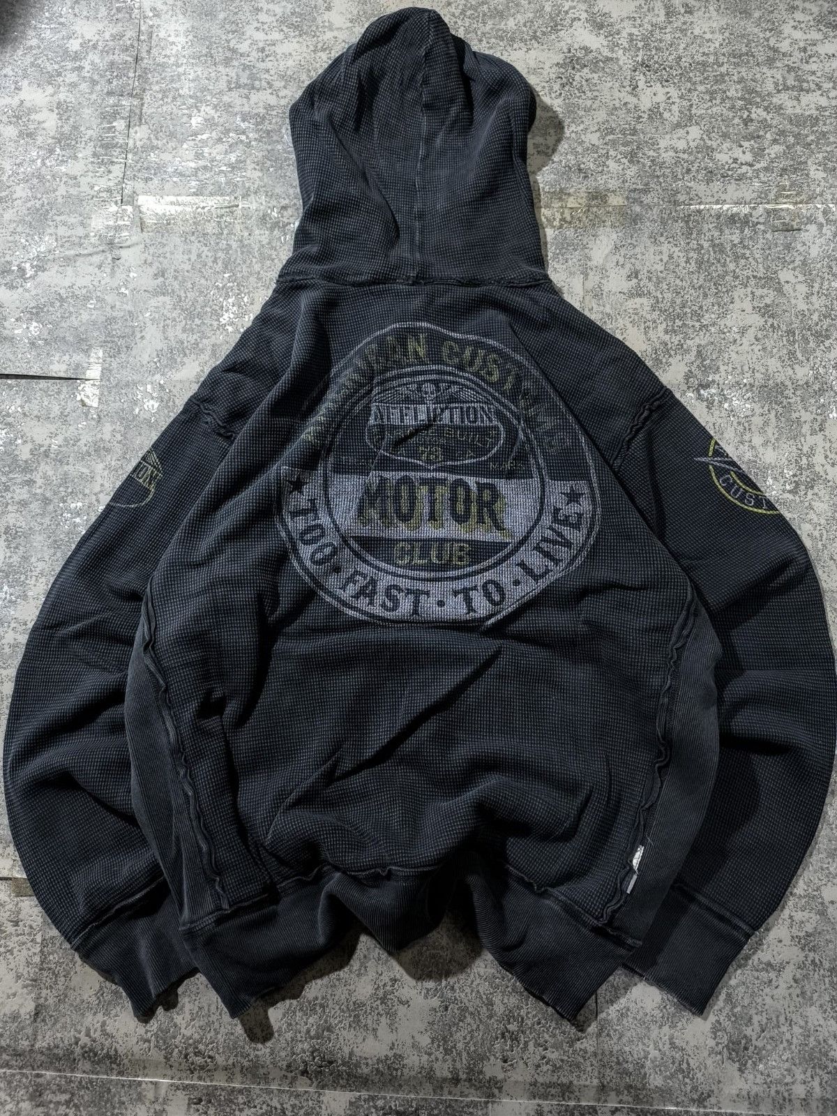 Affliction vtg affliction double sided 2XL hoodie Size US XXL / EU 58 / 5 - 3 Thumbnail