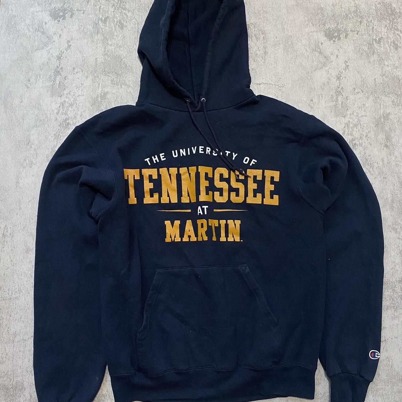 Champion Navy Champion hoodie with yellow University Size US S / EU 44-46 / 1 - 1 Thumbnail