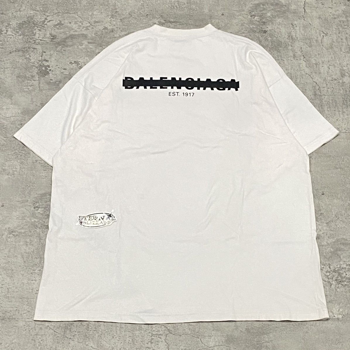 Balenciaga Balenciaga Oversize Logo Tee Size US XXL / EU 58 / 5 - 1 Thumbnail