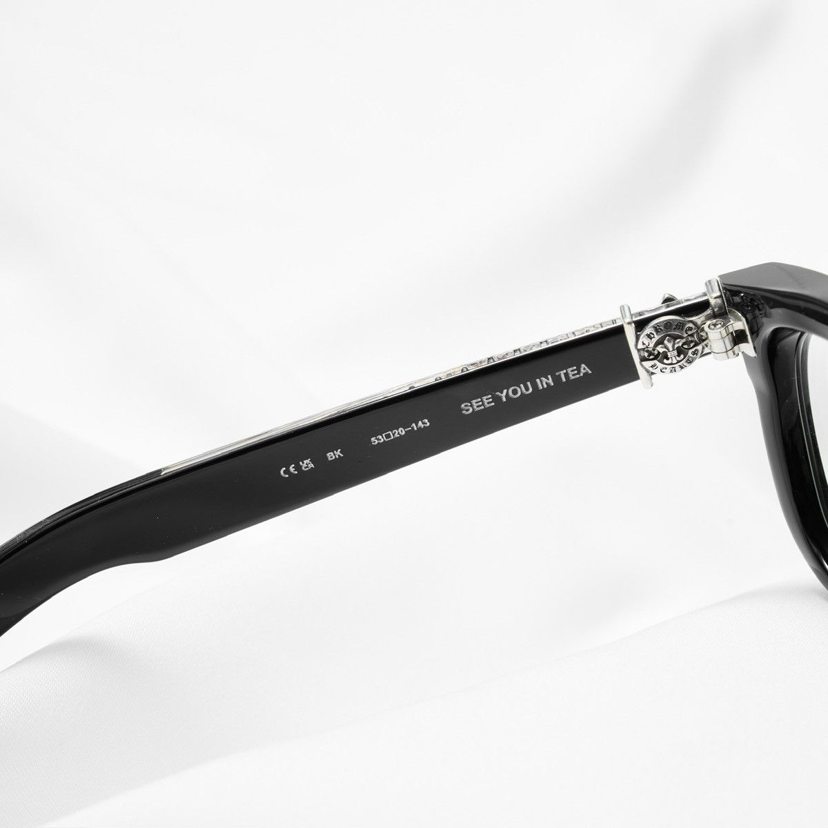 Chrome Hearts CHROME HEARTS SEE YOU IN TEA BLACK GLASSES Size ONE SIZE - 5 Thumbnail