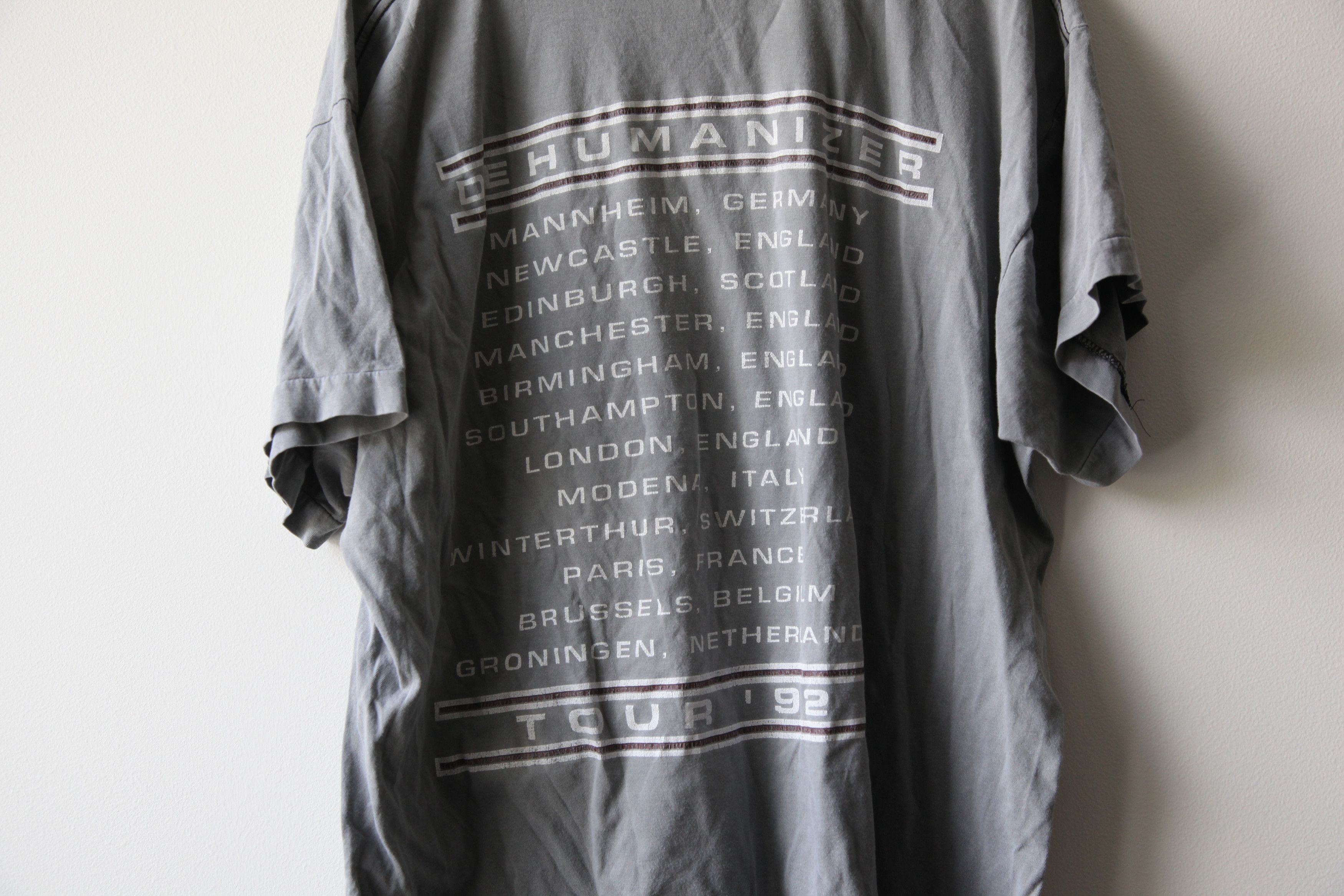 Vintage Vintage 1992 Black Sabbath T-Shirt XL Dehumanizer EU Tour Size US XL / EU 56 / 4 - 4 Thumbnail