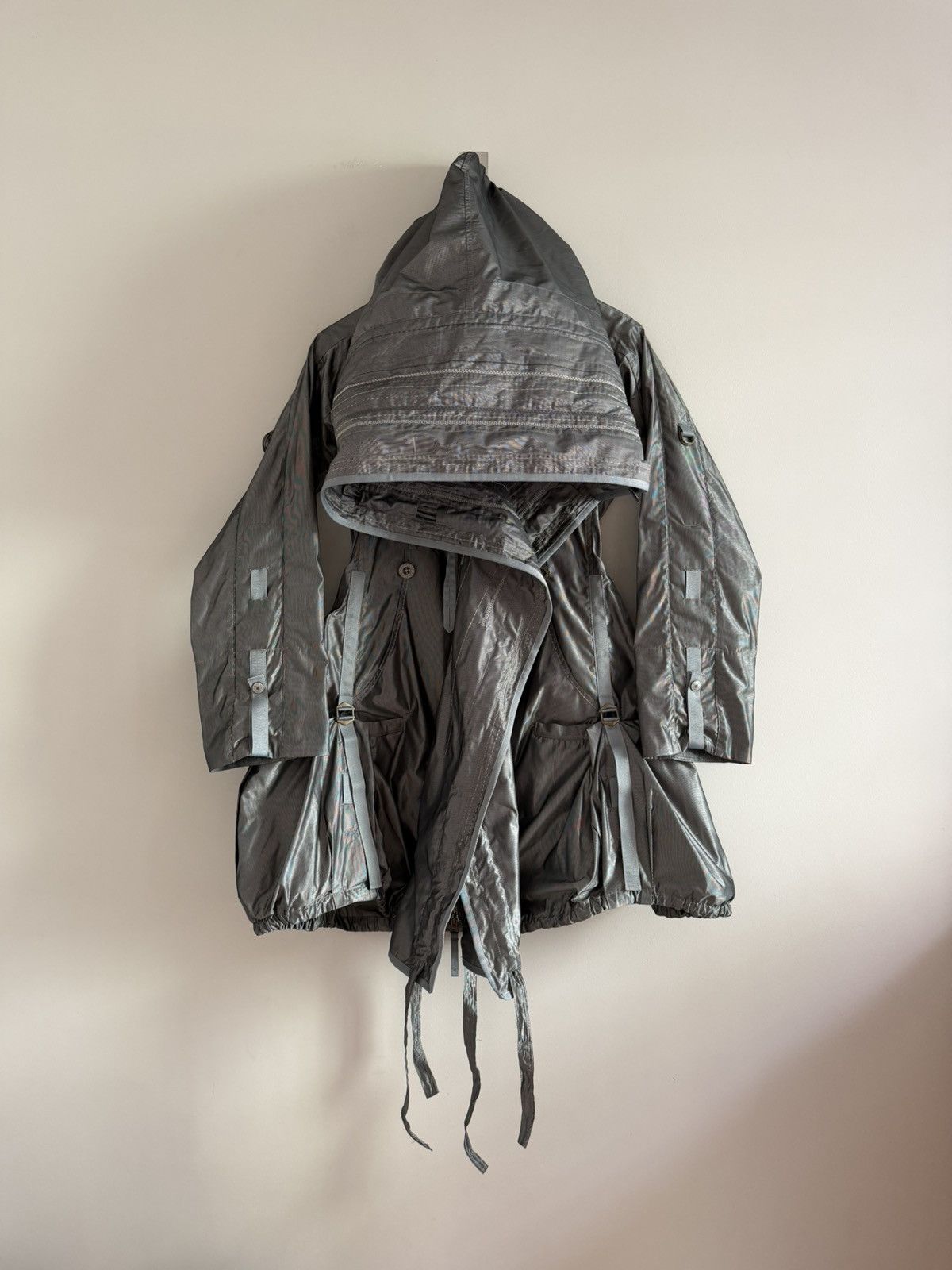 Japanese Brand Marithé François Girbaud Tech Hooded Jacket Size S / US 4 / IT 40 - 1 Thumbnail