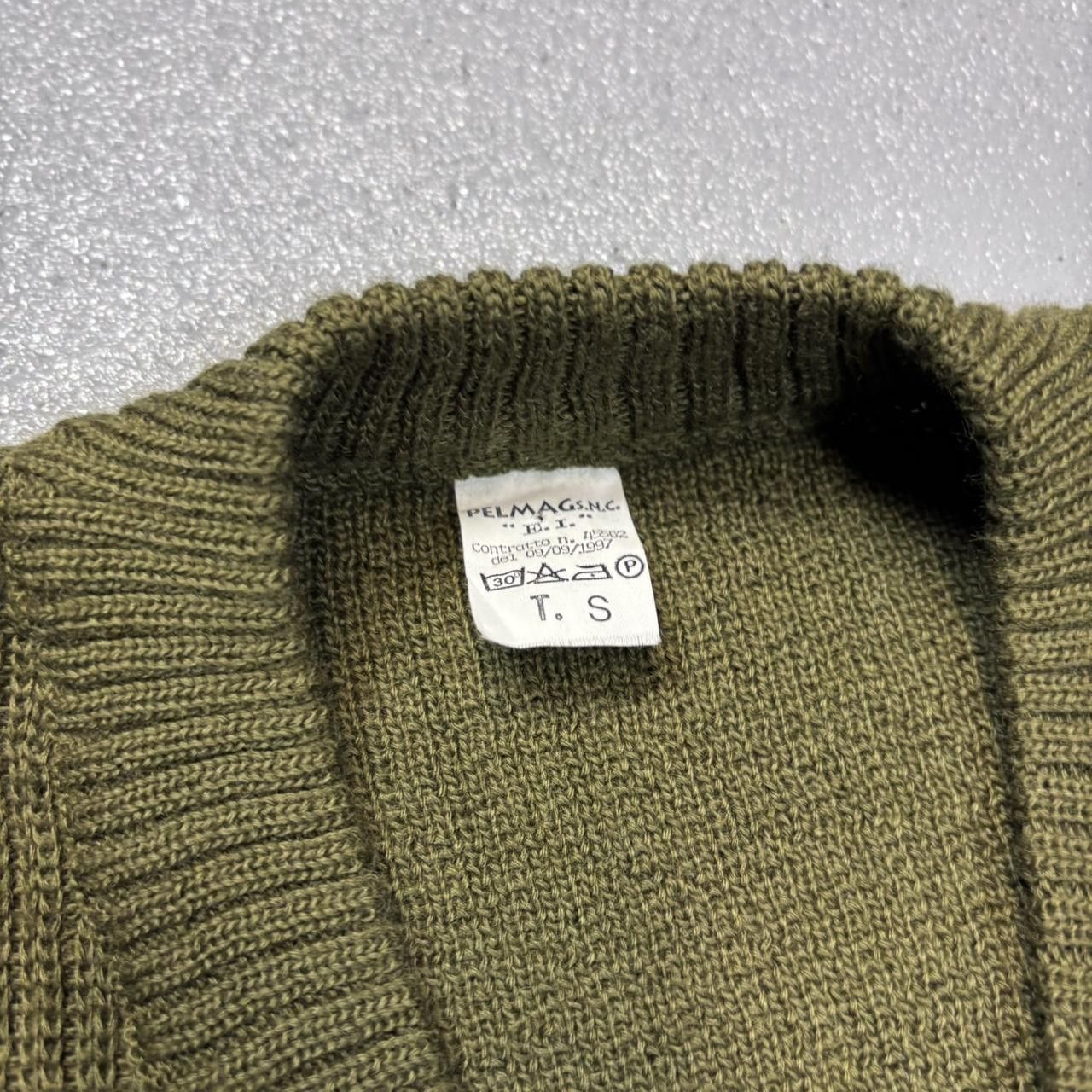 Japanese Brand × Vintage Vintage y2k Military surplus ribbed archive sweater Size US M / EU 48-50 / 2 - 4 Thumbnail