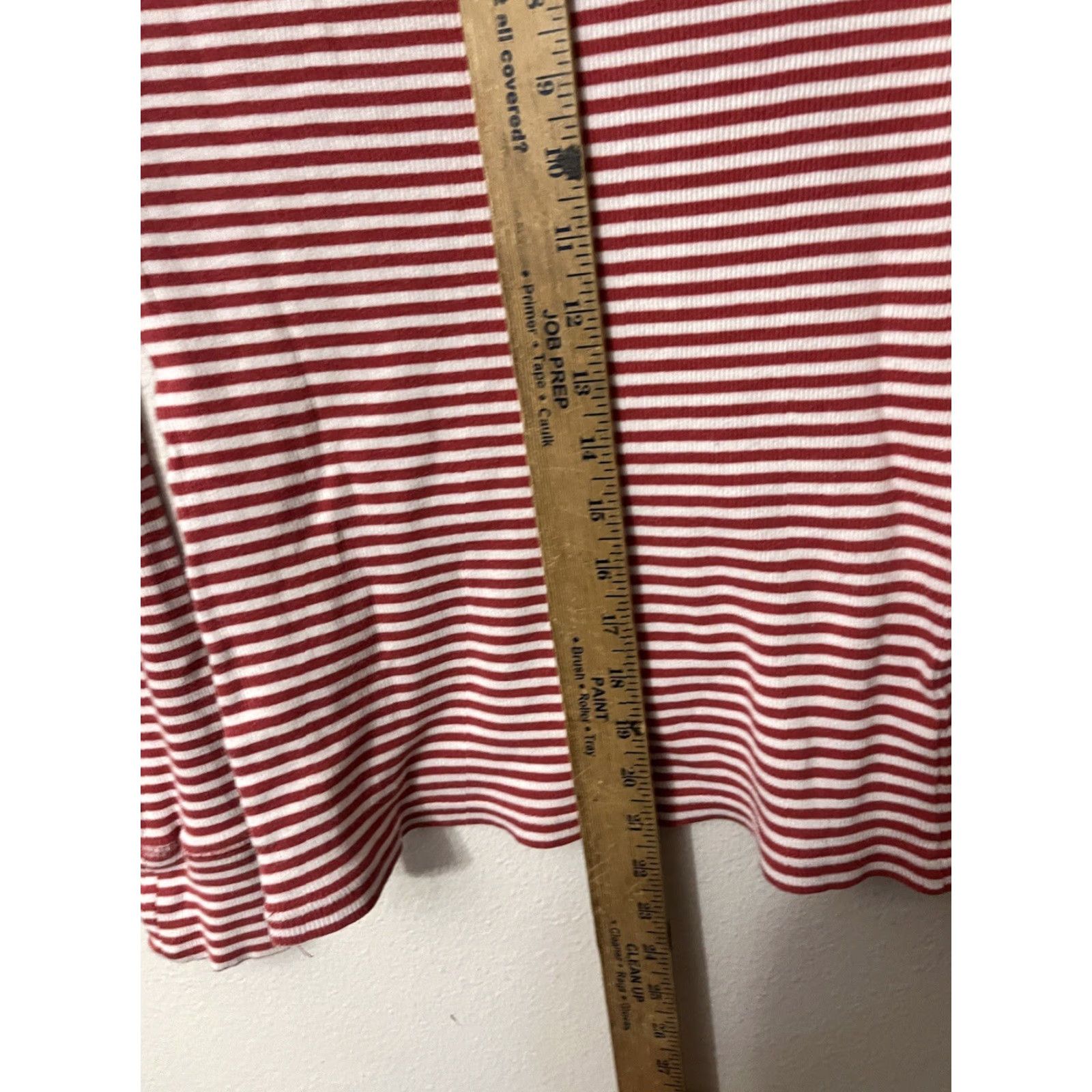 Loft VINTAGE LOFT Ann Taylor Pink Striped Pullover Sweater Women Medium Knit V-Neck Long Sleeve Slouchy Size M / US 6-8 / IT 42-44 - 4 Thumbnail