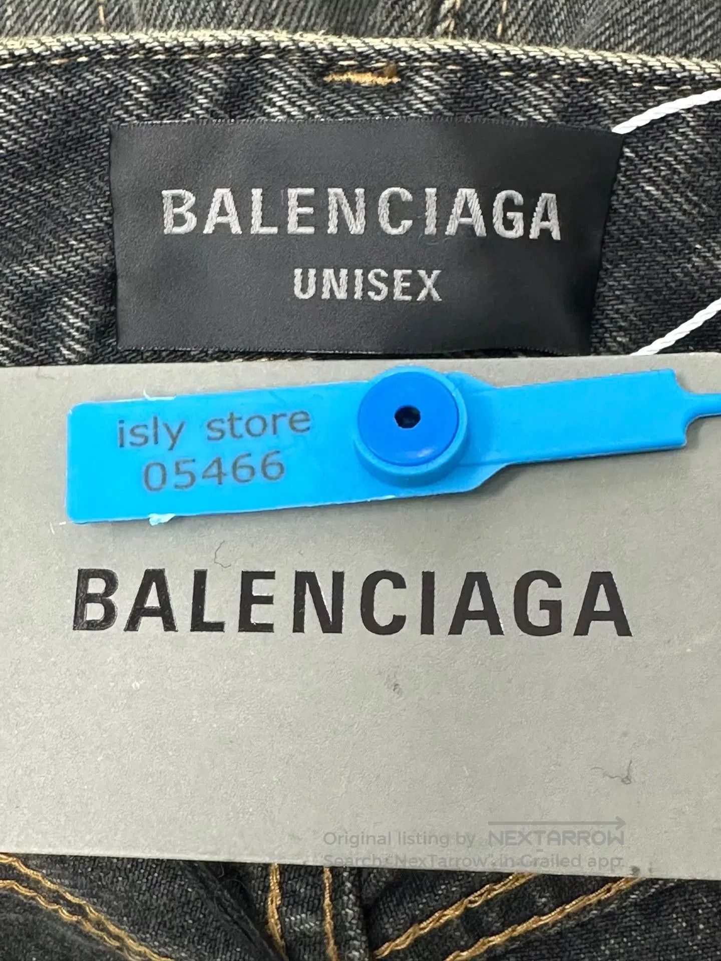 Balenciaga Balenciaga Button Oversized Jeans. Size 22" - 4 Thumbnail