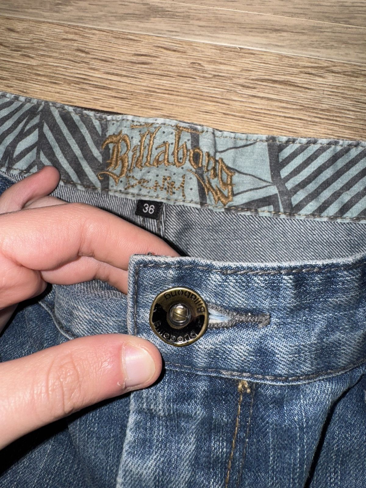 Billabong × Vintage vintage billabong small logo denim y2k jeans Size US 36 / EU 52 - 3 Thumbnail