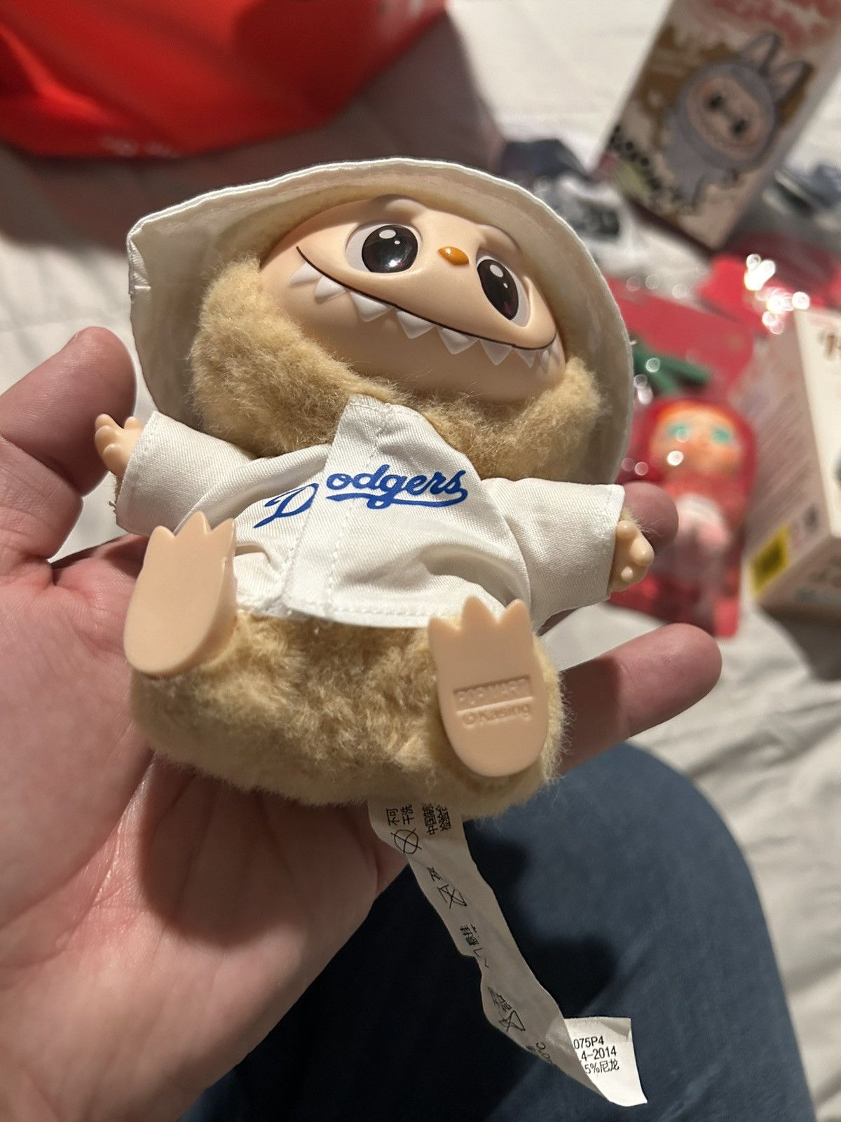 POP MART Pop Mart Labubu BaBa in Ohtani Jersey Size ONE SIZE - 4 Thumbnail