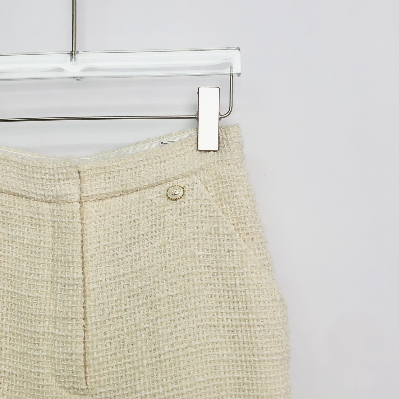 Chanel Chanel Solid Silk Crepe Button Casual Pants K26WX Size 26" / US 2 / IT 38 - 3 Thumbnail