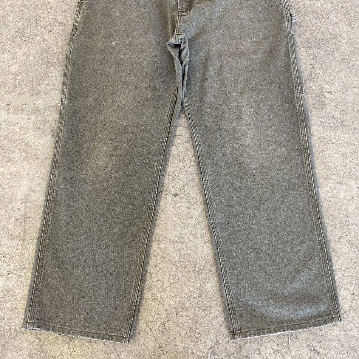 Carhartt × Vintage Vintage Carhartt Faded Moss Green Carpenter Work Pants Size US 36 / EU 52 - 5 Thumbnail
