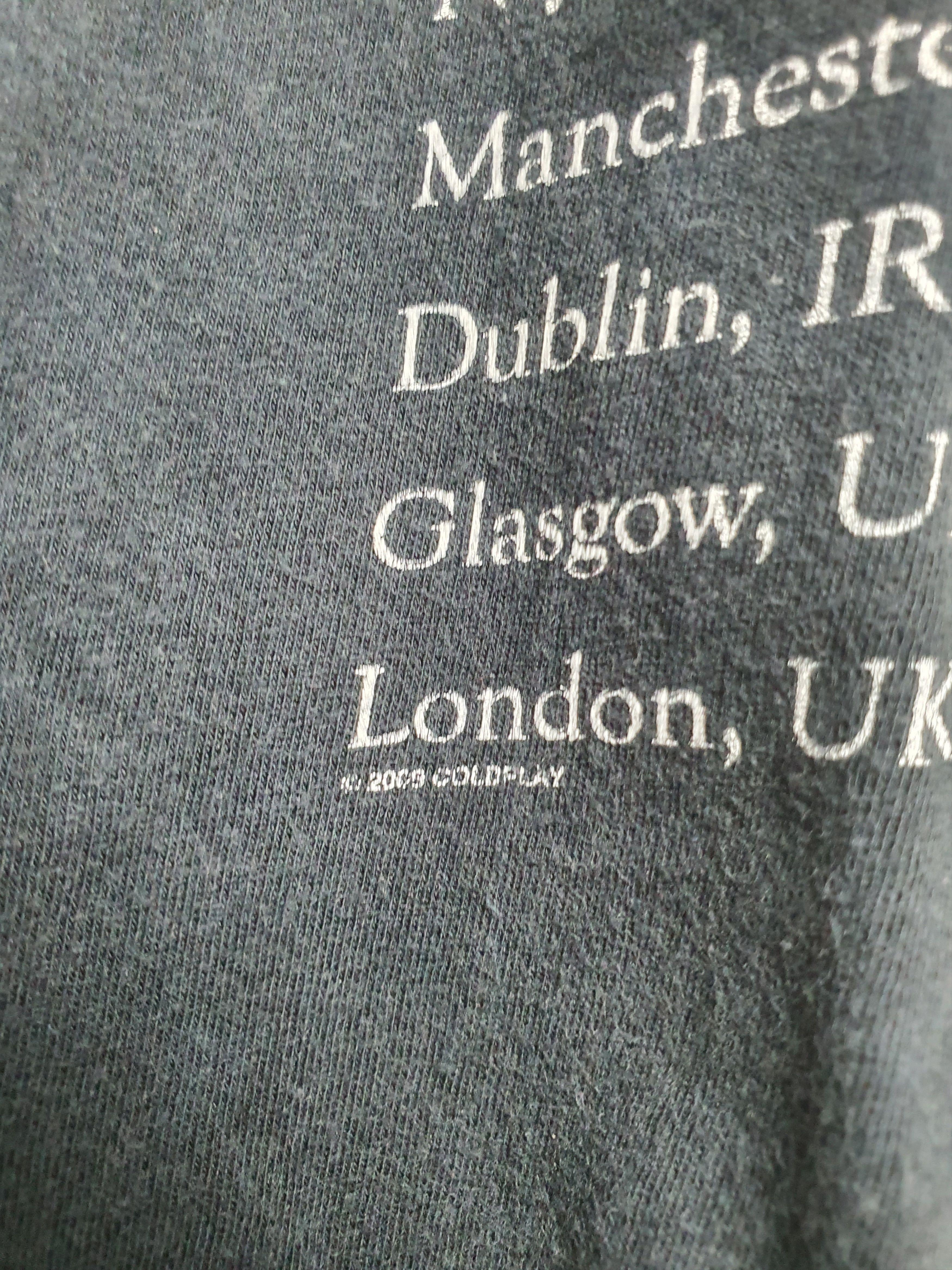 Band Tees × Vintage 00s Vintage Coldplay Tour Tee like Radiohead Oasis Britpop Size US S / EU 44-46 / 1 - 3 Thumbnail