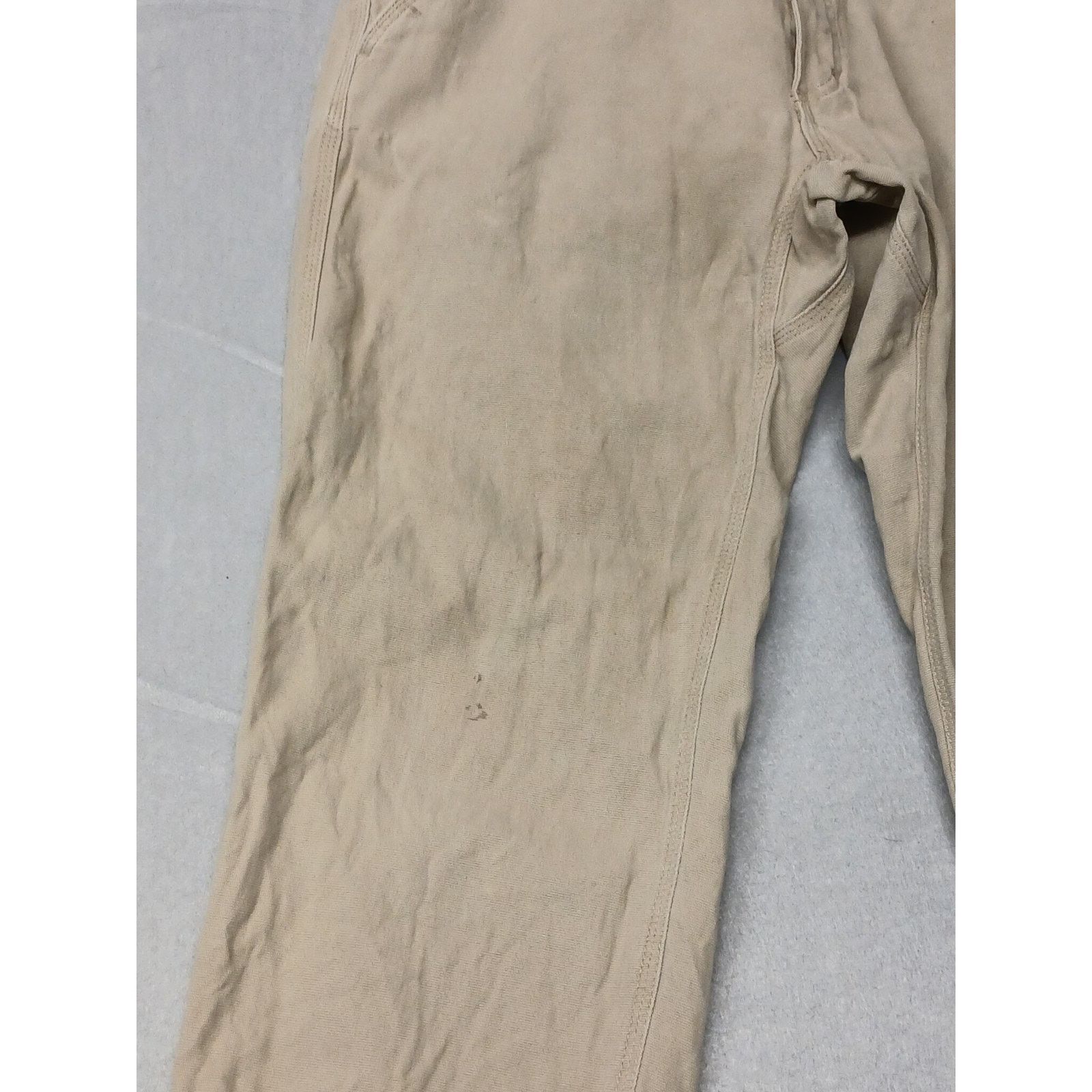 Other CAT (32x32) Beige Cotton Relaxed Cargo Carpenter Jeans Size US 32 / EU 48 - 2 Thumbnail