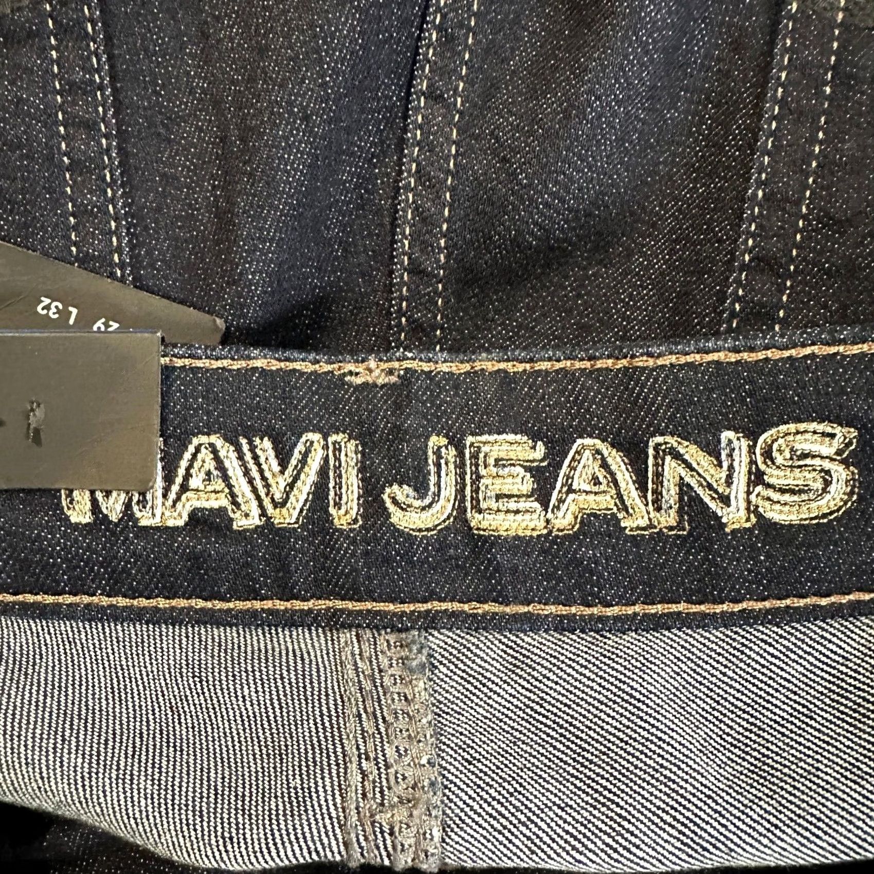 Vintage Mavi Jeans Zach Mens 29X32 Blue Dark Wash Straight Stretch 5-Pocket Denim NEW Size US 29 - 5 Thumbnail