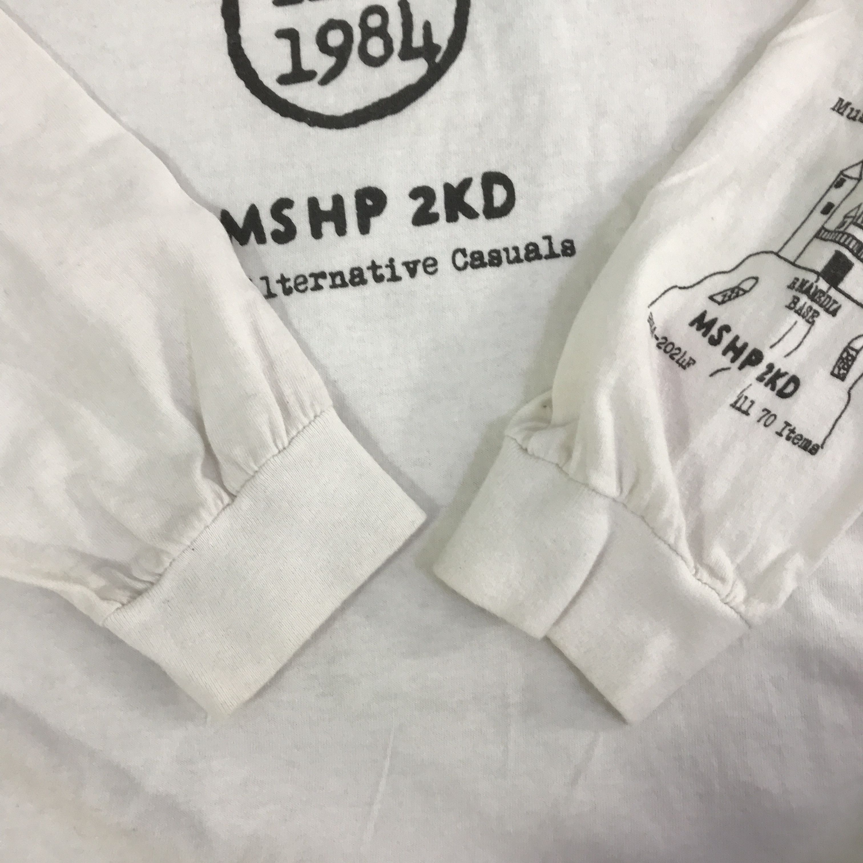 Japanese Brand RNA 1984 JAPAN LONG SLEEVE T-SHIRT K117B4 Size US L / EU 52-54 / 3 - 9 Thumbnail