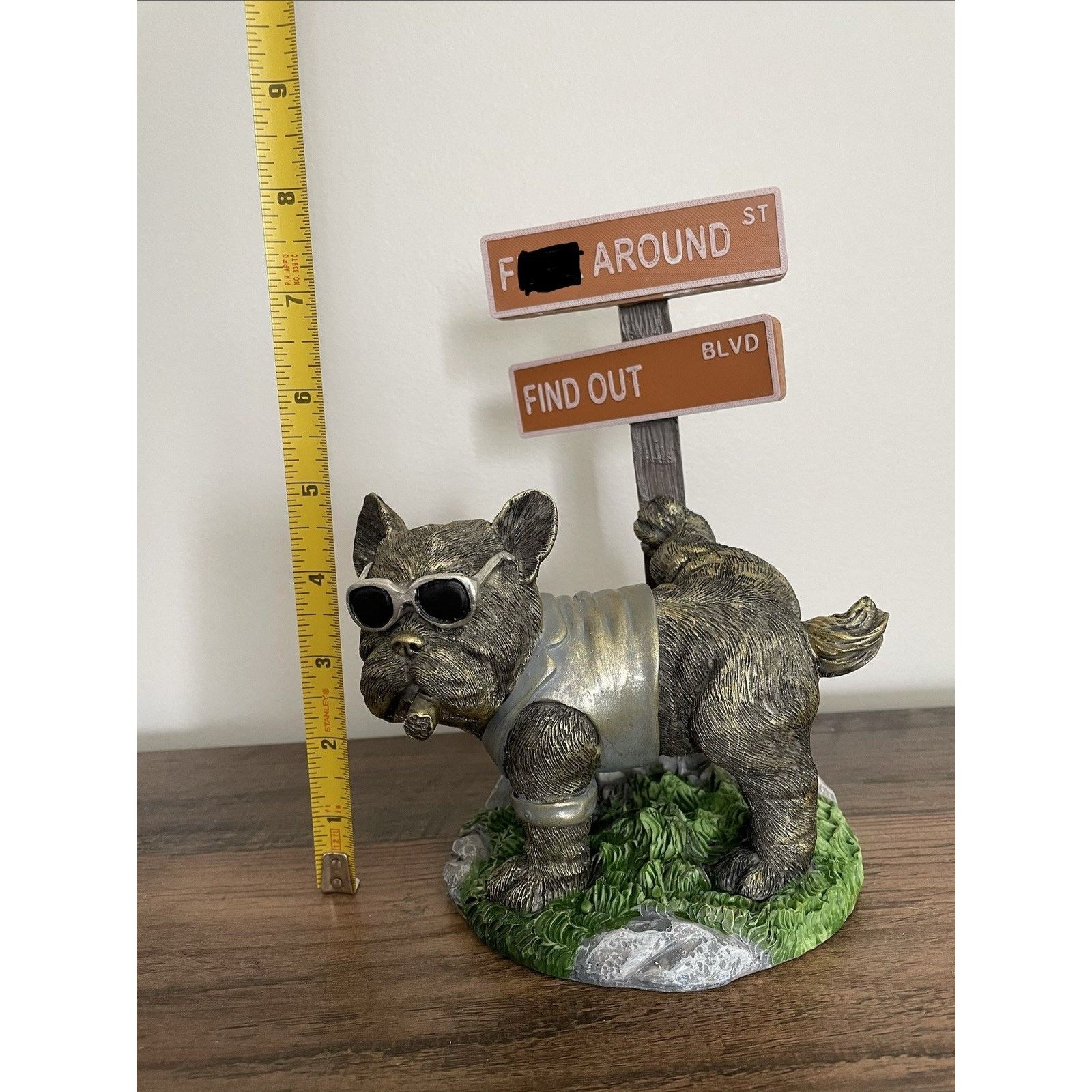 Other BNIB French Bulldog Statue FAFO Crossroad Frenchie Statue Size ONE SIZE - 5 Thumbnail