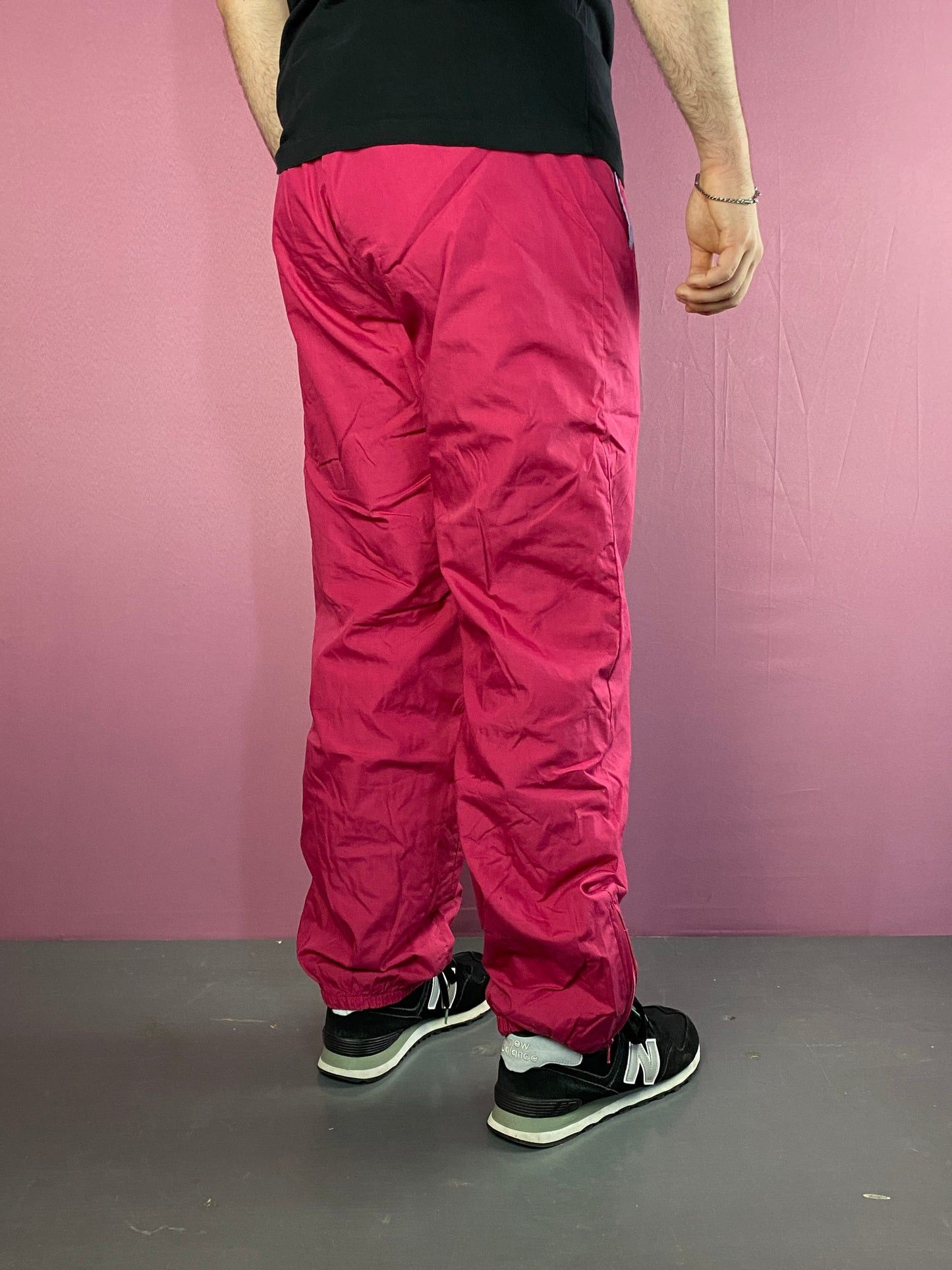 Designer 80s Five Seasons Vintage Men's Track Pants - L Size US 32 / EU 48 - 3 Thumbnail