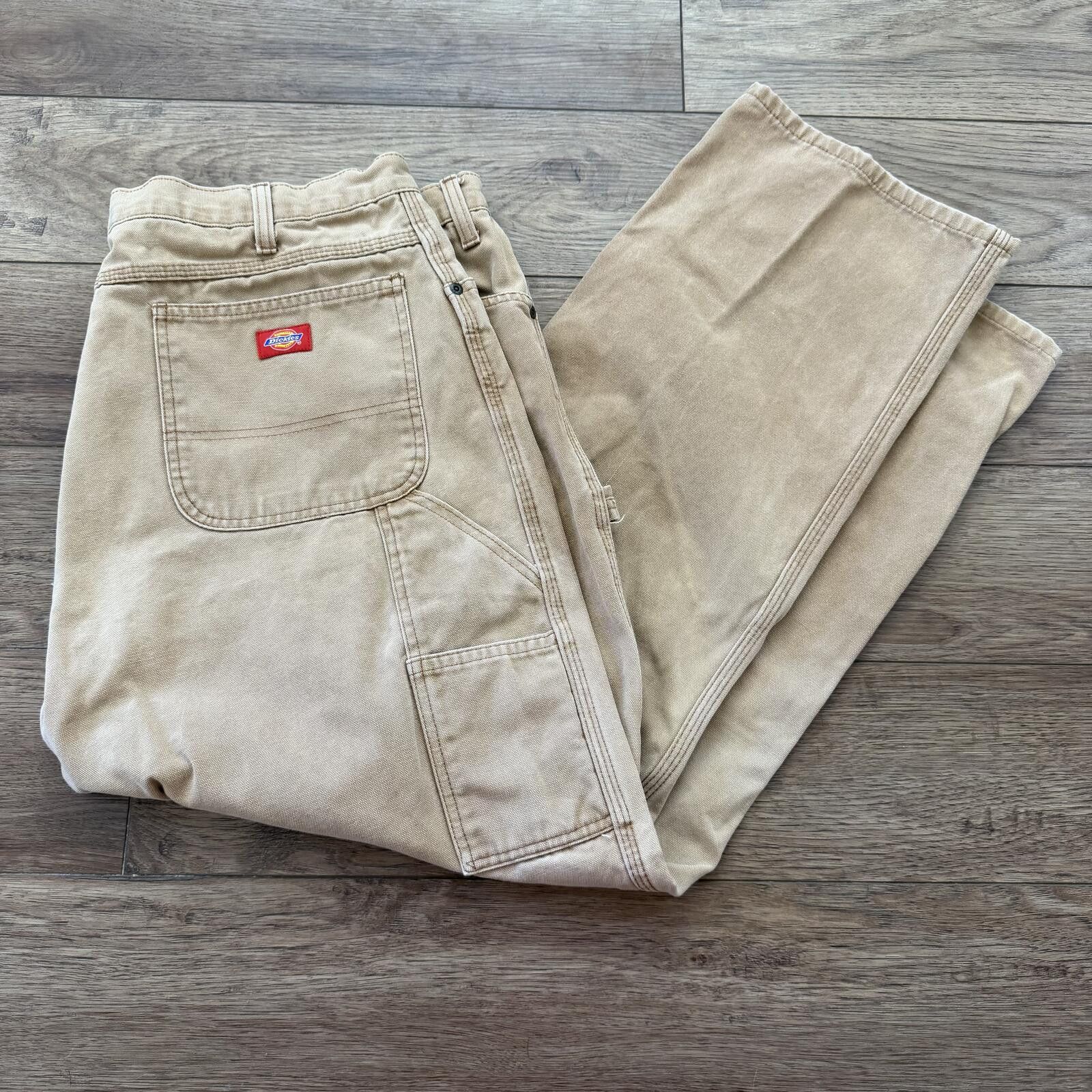 Dickies Vintage Dickies Tan Carpenter Pants Workwear Grunge Y2K Size US 42 / EU 58 - 1 Thumbnail