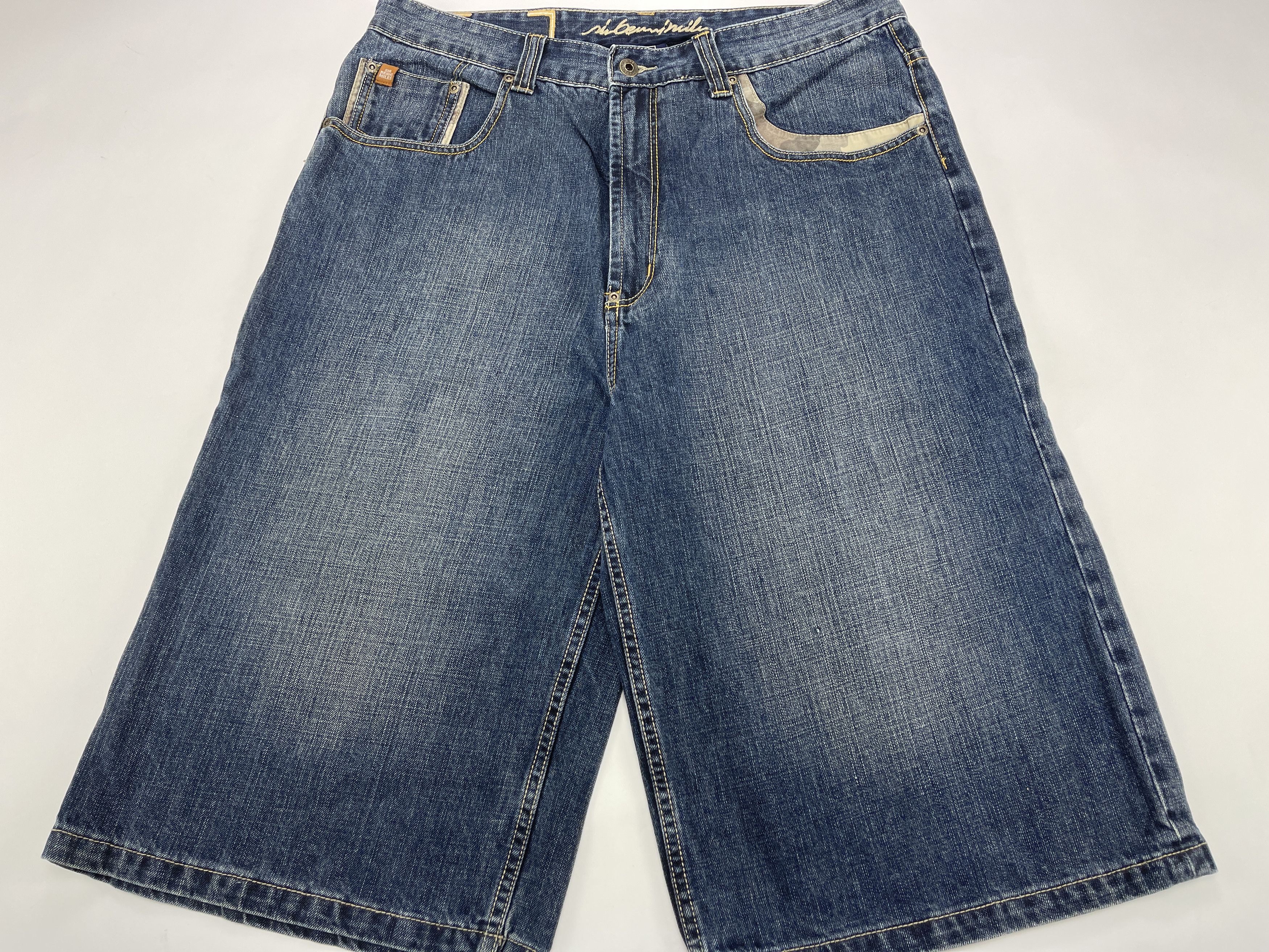 Other Sir Benni Miles jeans shorts, vintage baggy jeans 90s 36 Size US 36 / EU 52 - 7 Thumbnail