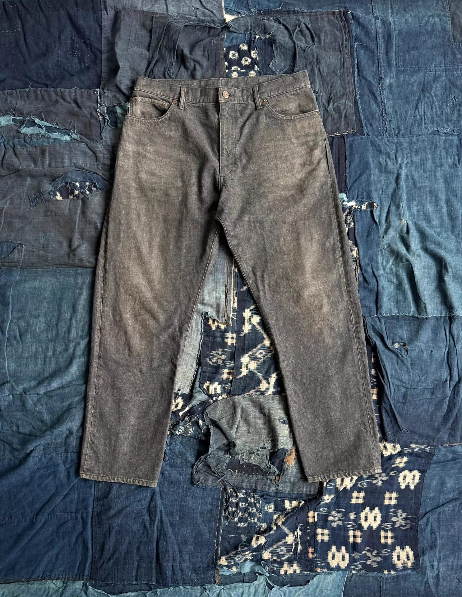 Visvim VISVIM 23 JOURNEYMAN TACKED DMGD SPOT Jeans Washed Black 3 Size US 34 / EU 50 - 1 Thumbnail