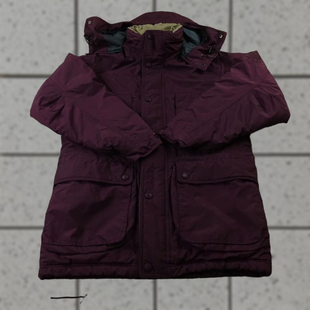 Vintage Cabela's Jacket Mens M Purple Gore Tex Hooded Parka Coat Outdoor Hiking Hunting Coat/Par ka? Size US M / EU 48-50 / 2 - 1 Thumbnail