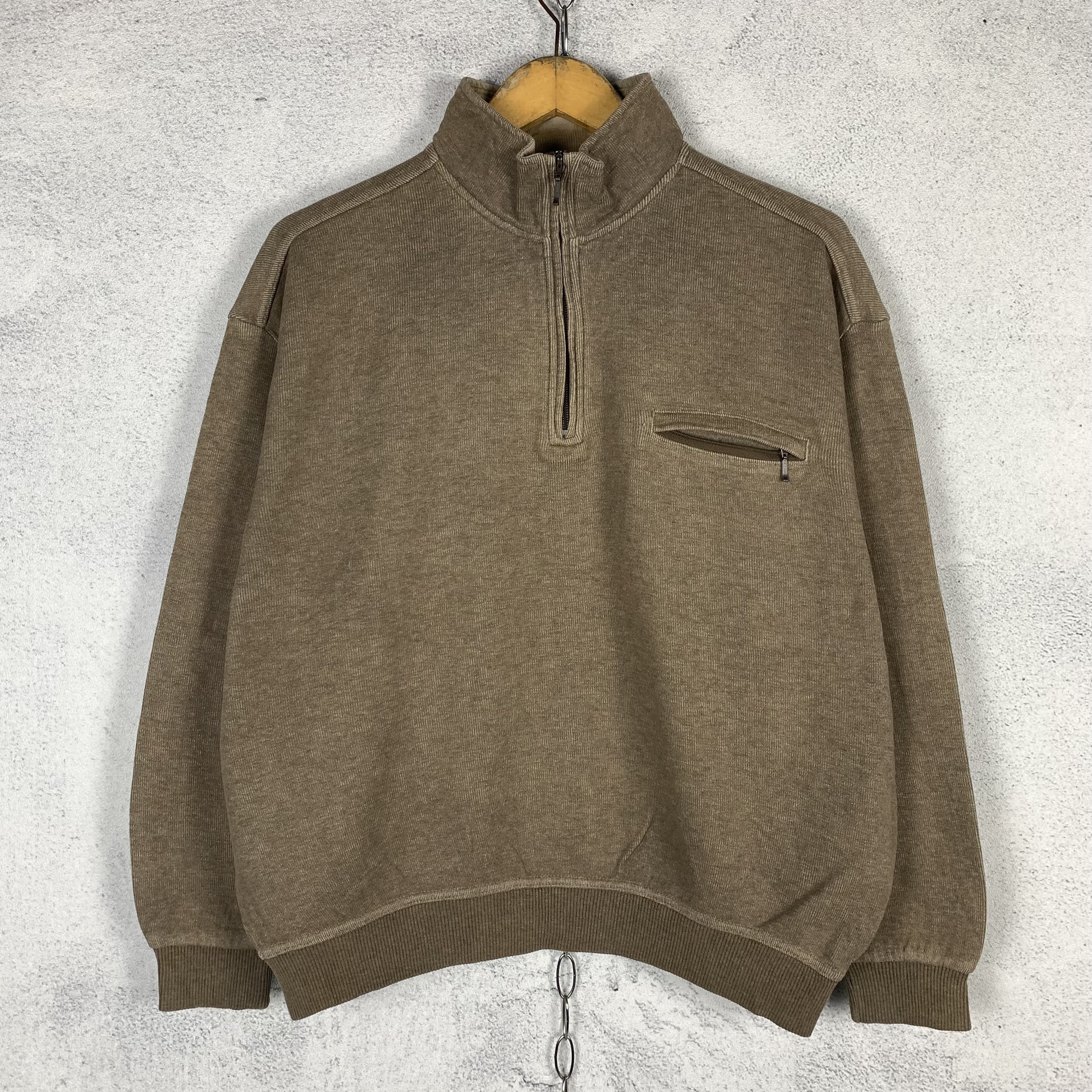 Vintage Joker Halfzip Boxy Sweatshirt Crewneck Size US M / EU 48-50 / 2 - 1 Thumbnail