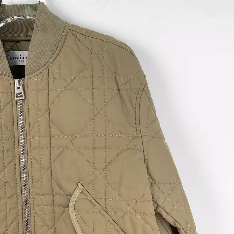Christian Dior Brown Diamond Pattern Jacket-2506