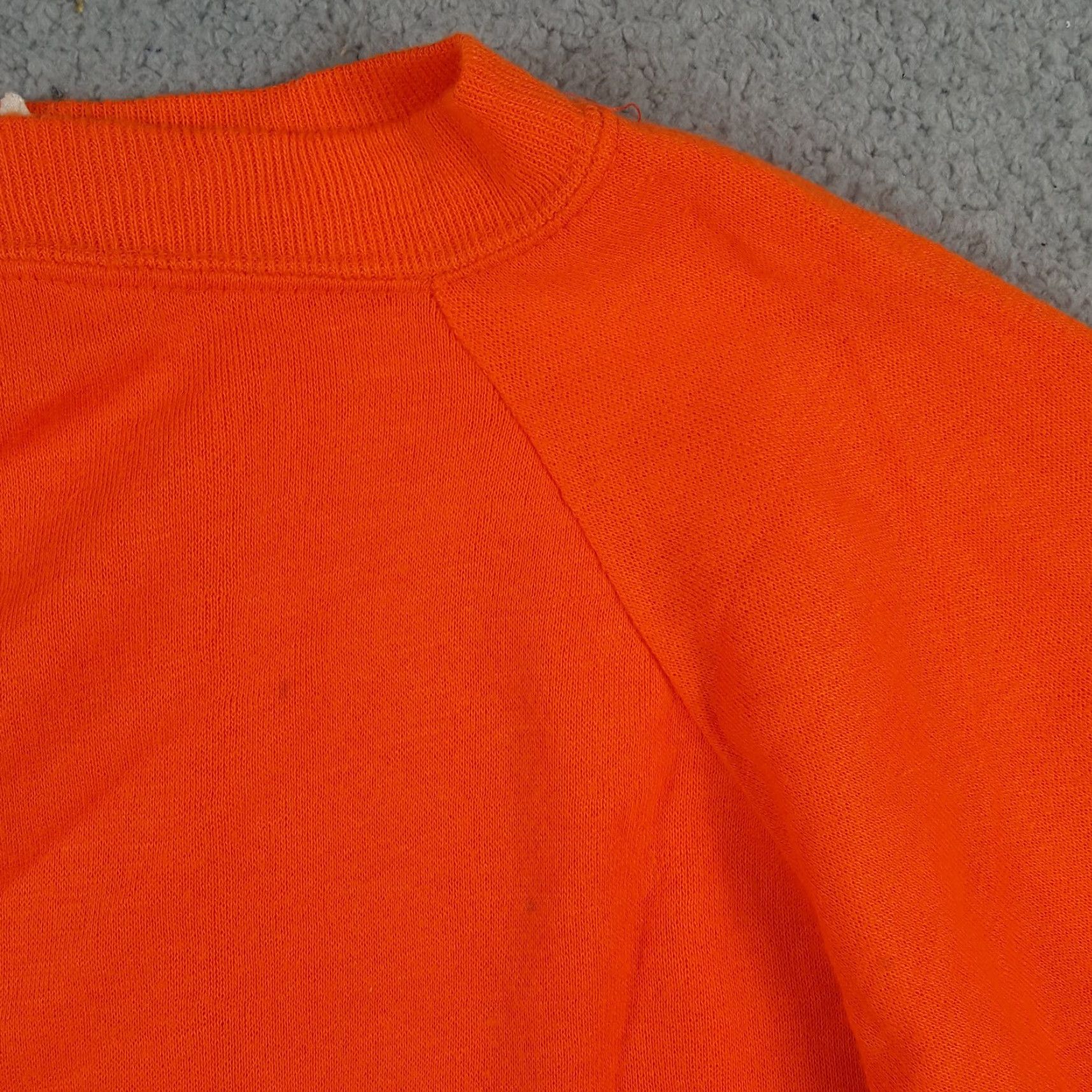 Vintage VINTAGE Sportswear Sweatshirt Raglan 80s 90s Grunge Orange Fleece Pullover Crewneck Size M Mens Size US M / EU 48-50 / 2 - 3 Thumbnail