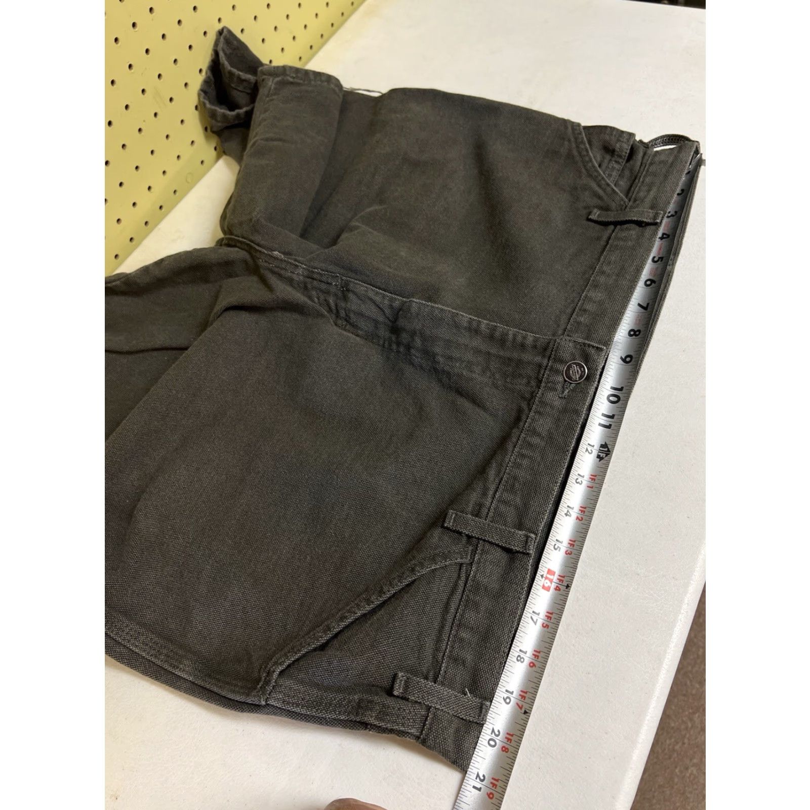 Dickies Dickies Mens 42 Green Loose Fit Carpenter Utility Denim Cargo Shorts Size US 42 / EU 58 - 4 Thumbnail