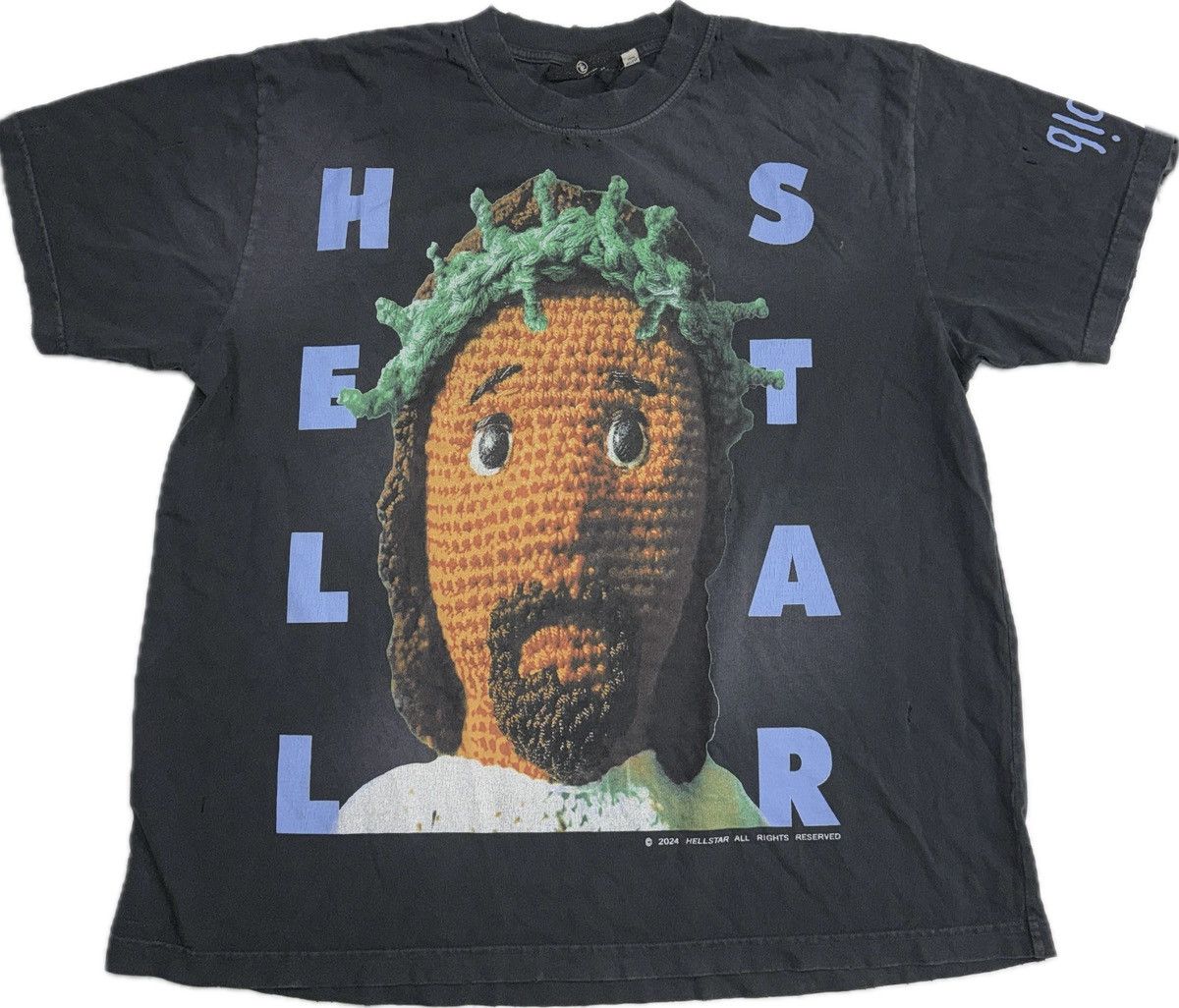 HELLSTAR Hellstar Crochet T-shirt Size US XL / EU 56 / 4 - 1 Thumbnail
